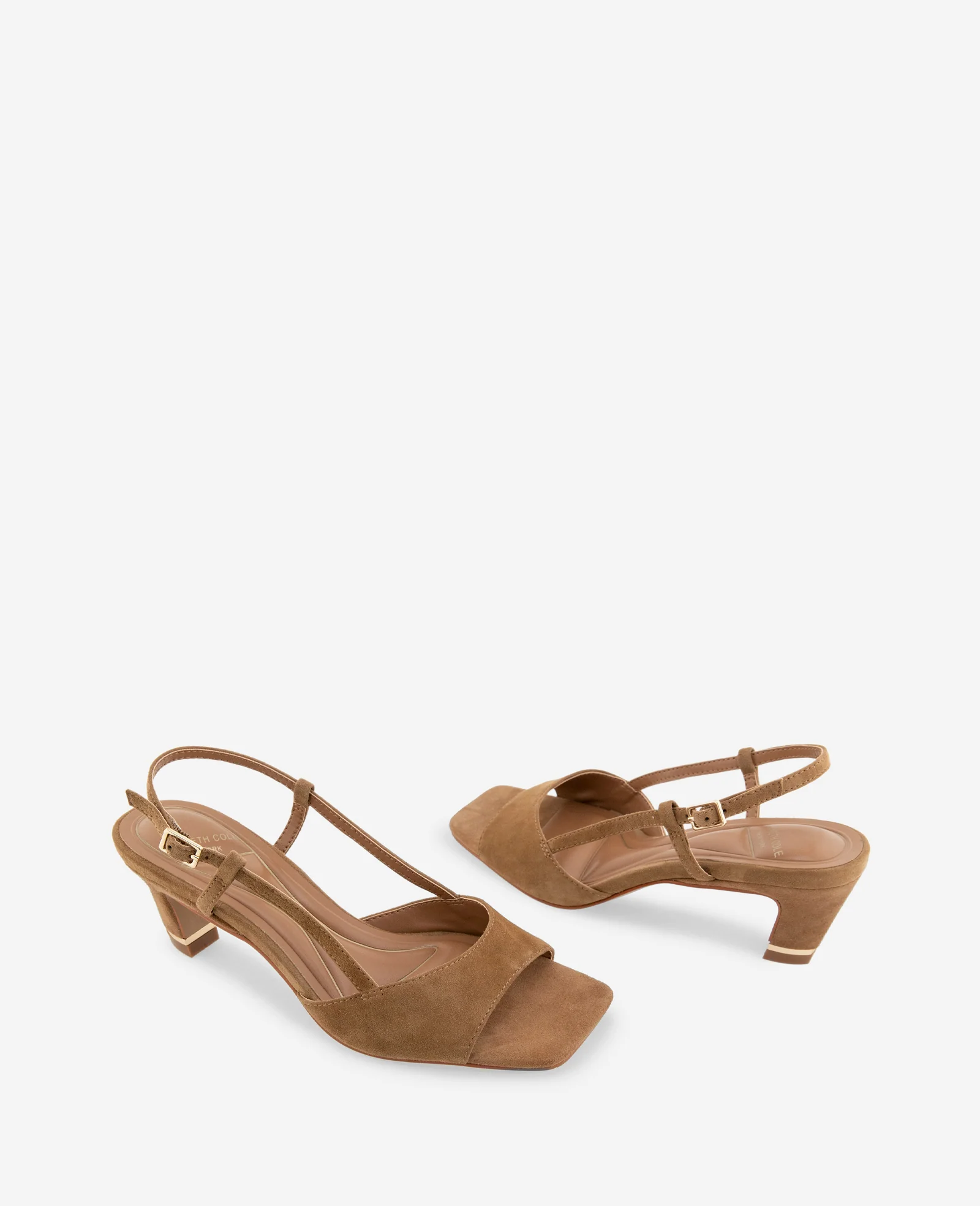 Anna Suede Open Toe Slingback Sandal - Image 2