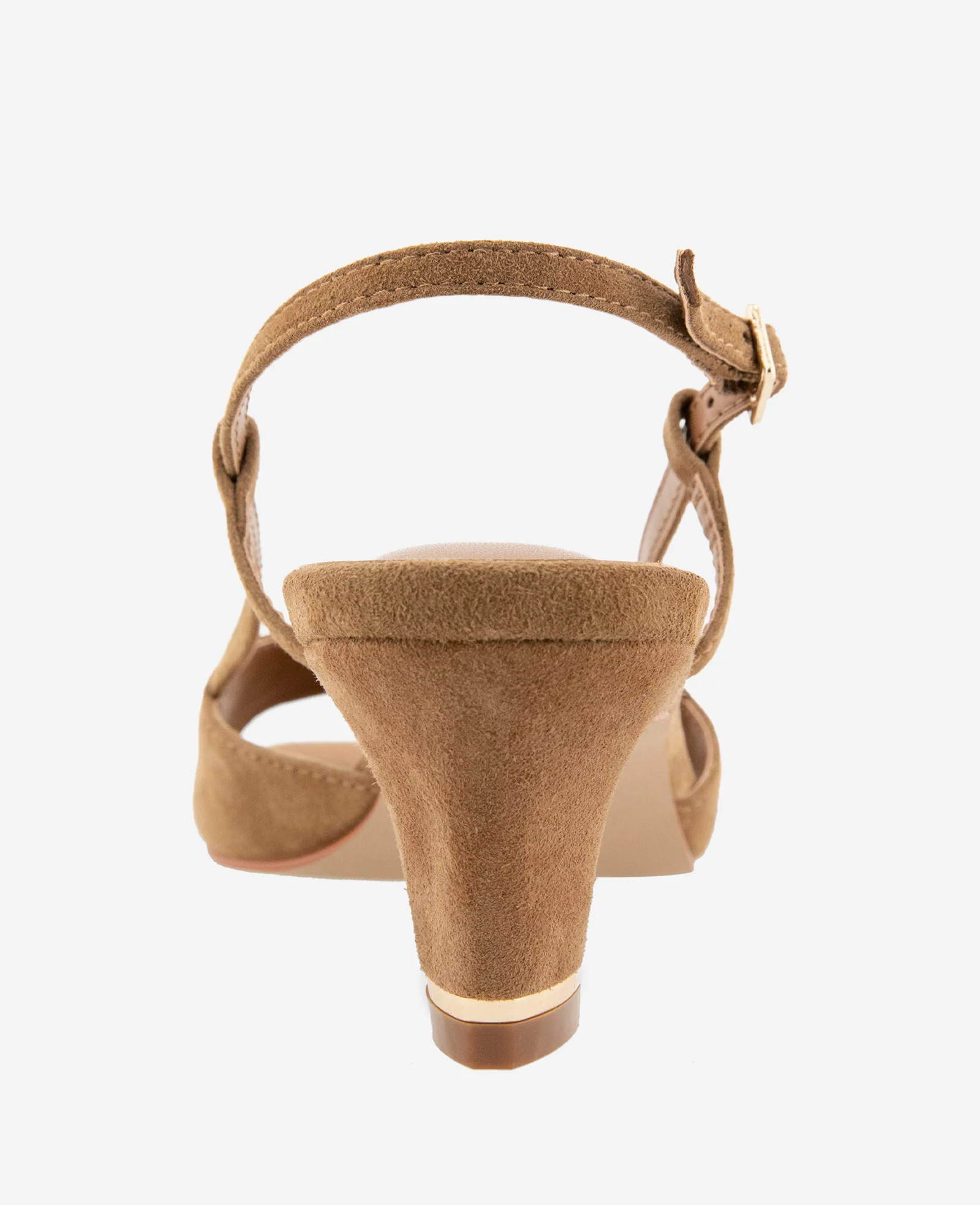 Anna Suede Open Toe Slingback Sandal - Image 3