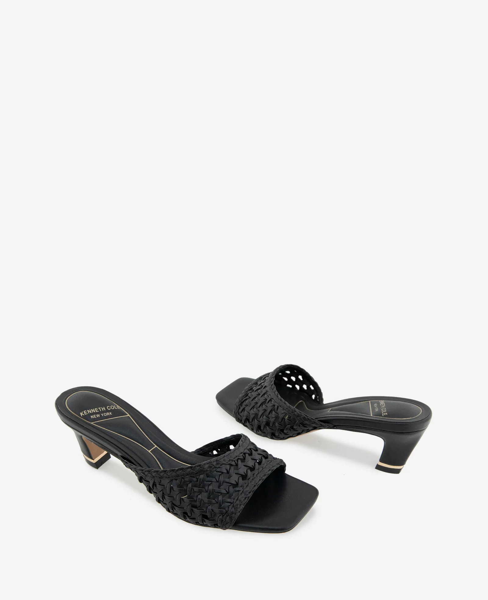Arita Woven Leather Open Toe Heel - Image 2