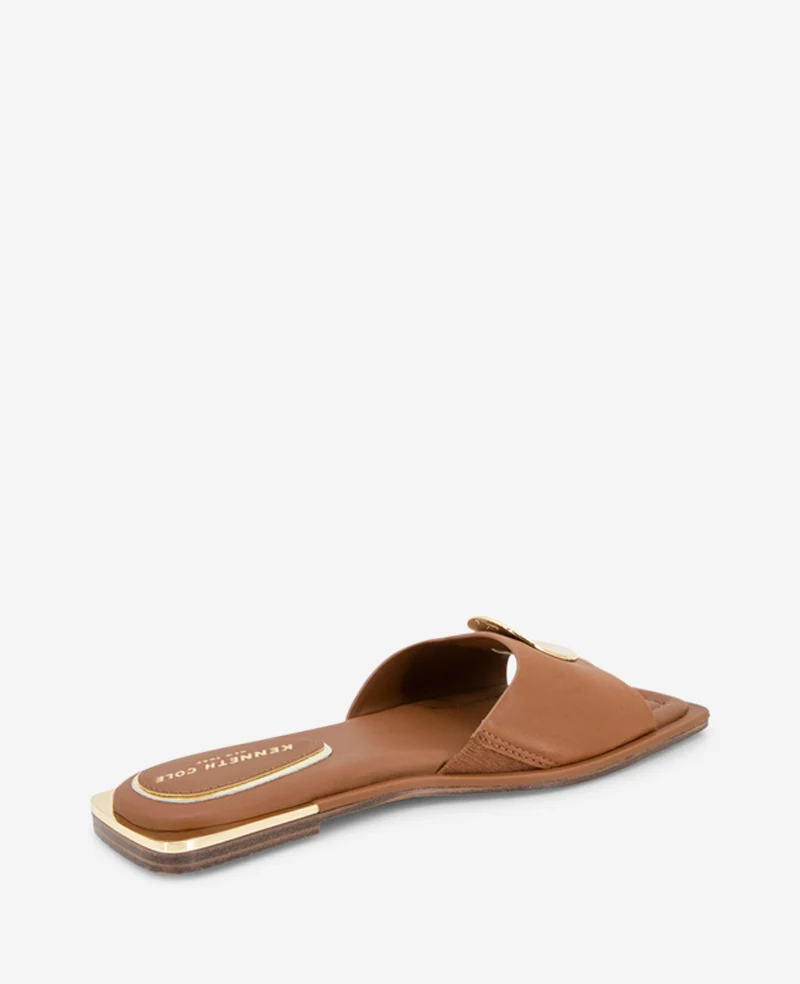 Asher Leather Metal Ring Sandal - Image 3