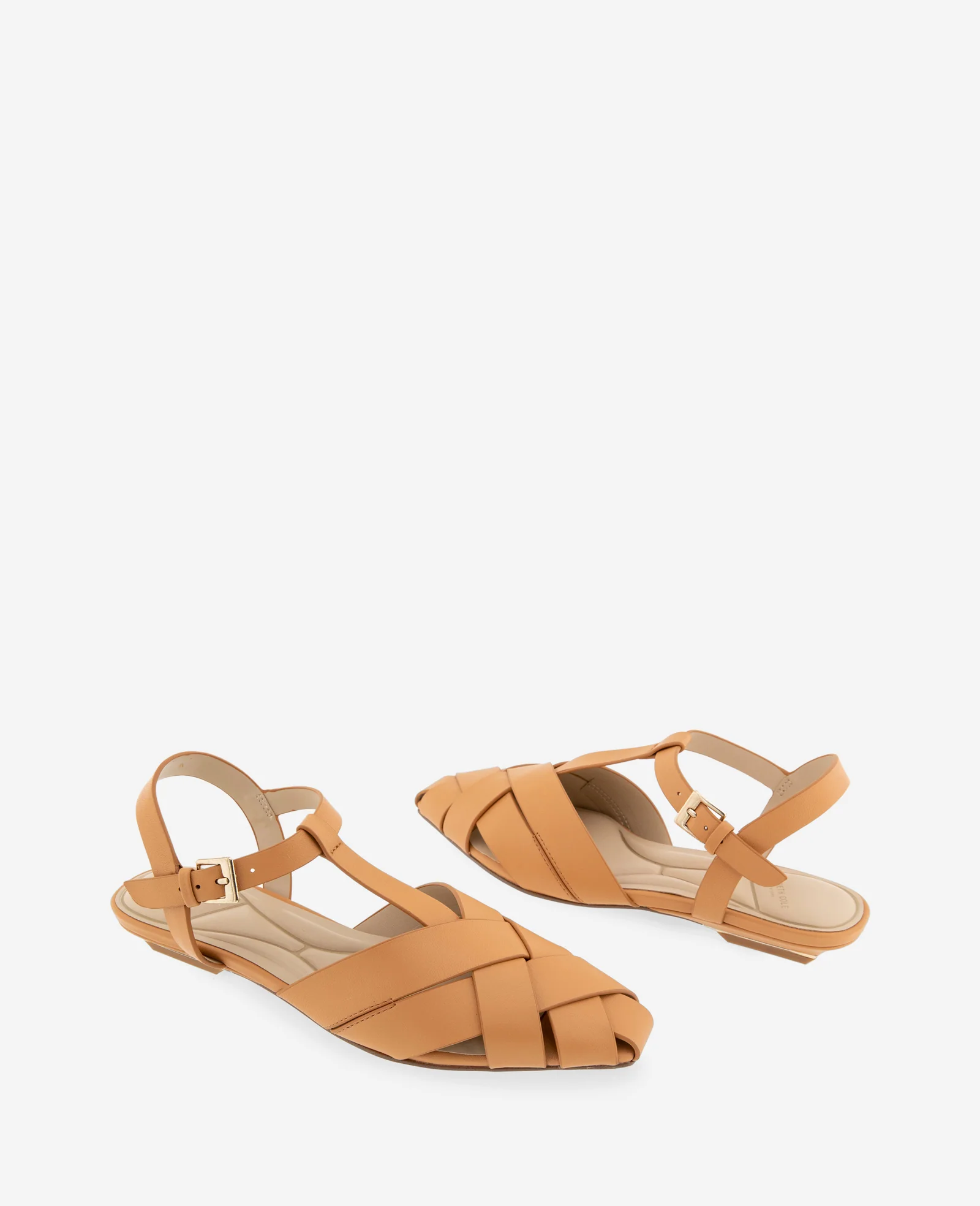 Bindy Woven Leather T-Strap Sandal - Image 2
