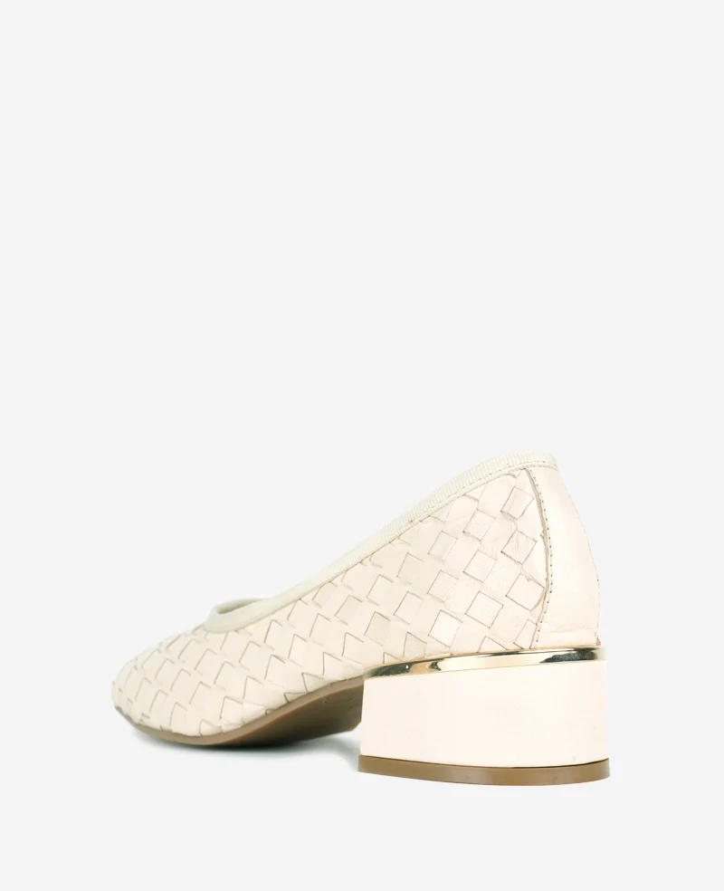 Birdie Woven Leather Pump - Image 3