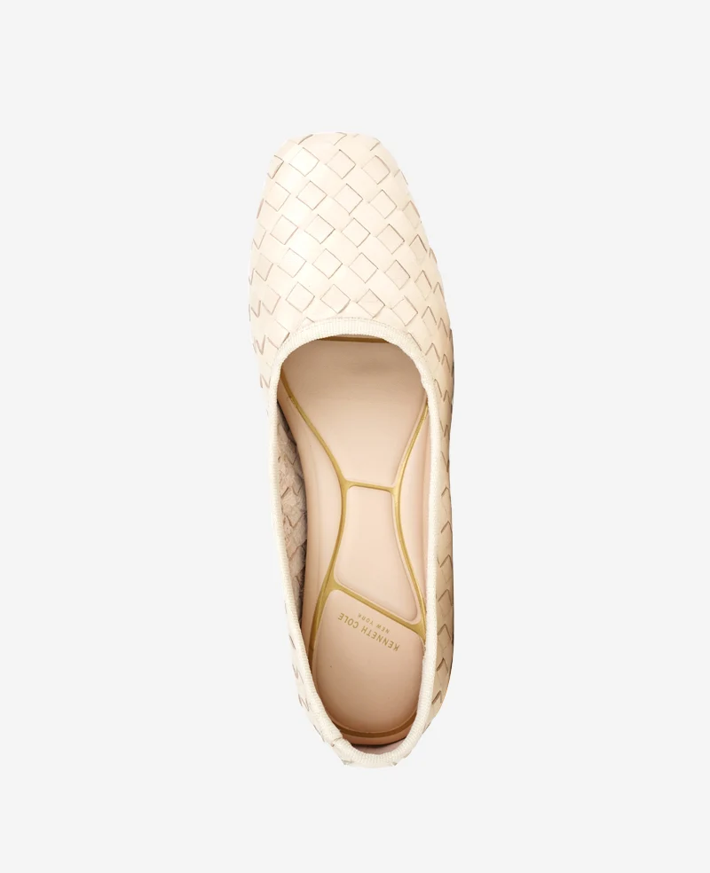 Birdie Woven Leather Pump - Image 4