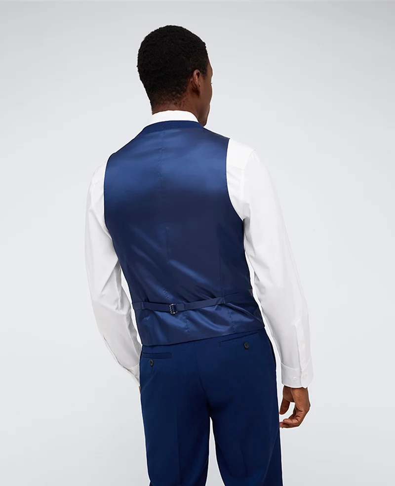 Kenneth Cole Reaction Ready Flex Slim-Fit Suit Separate Vest - Image 2