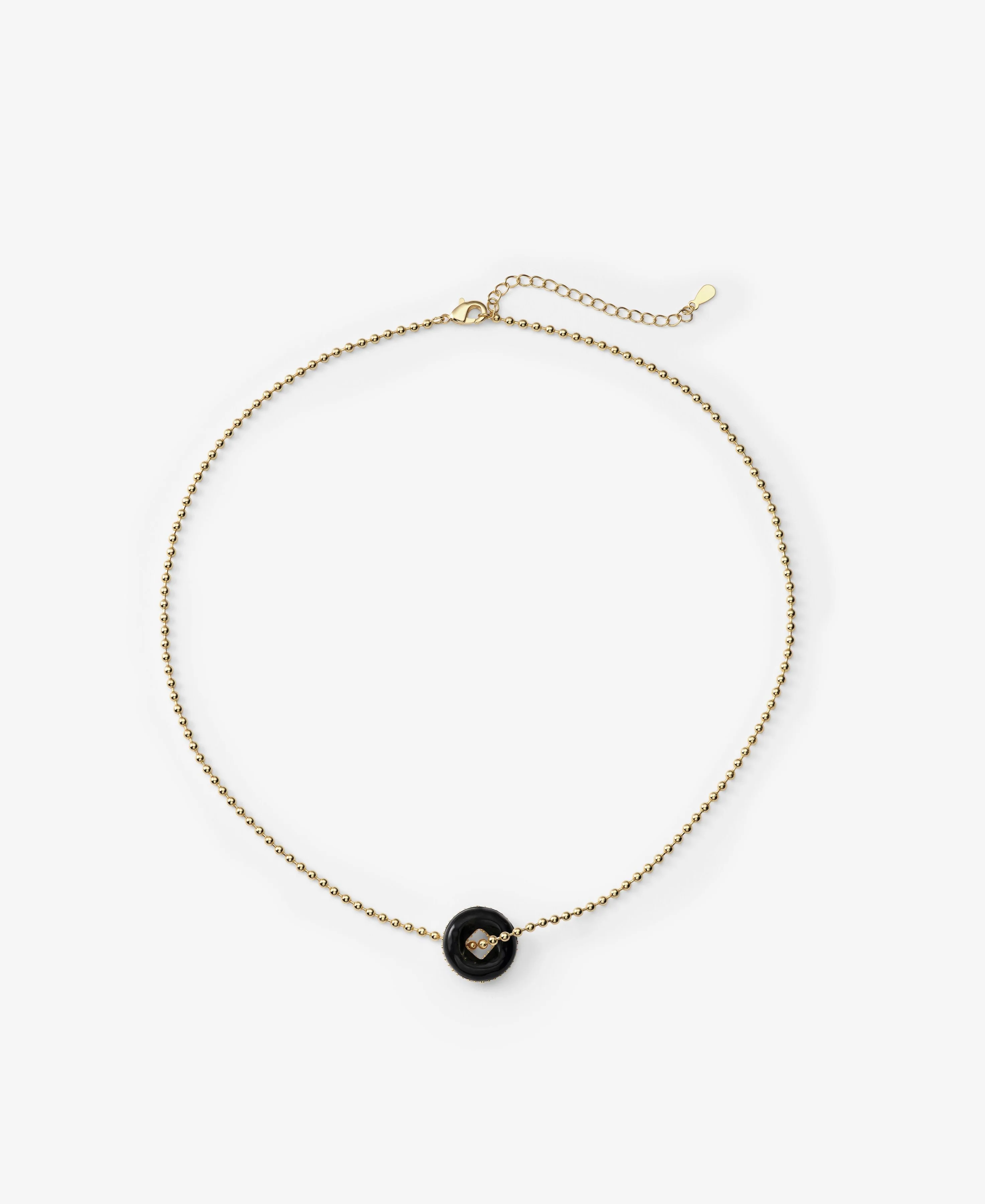 BONBONWHIMS Mental Health Coalition Charm Necklace - Black - Image 2