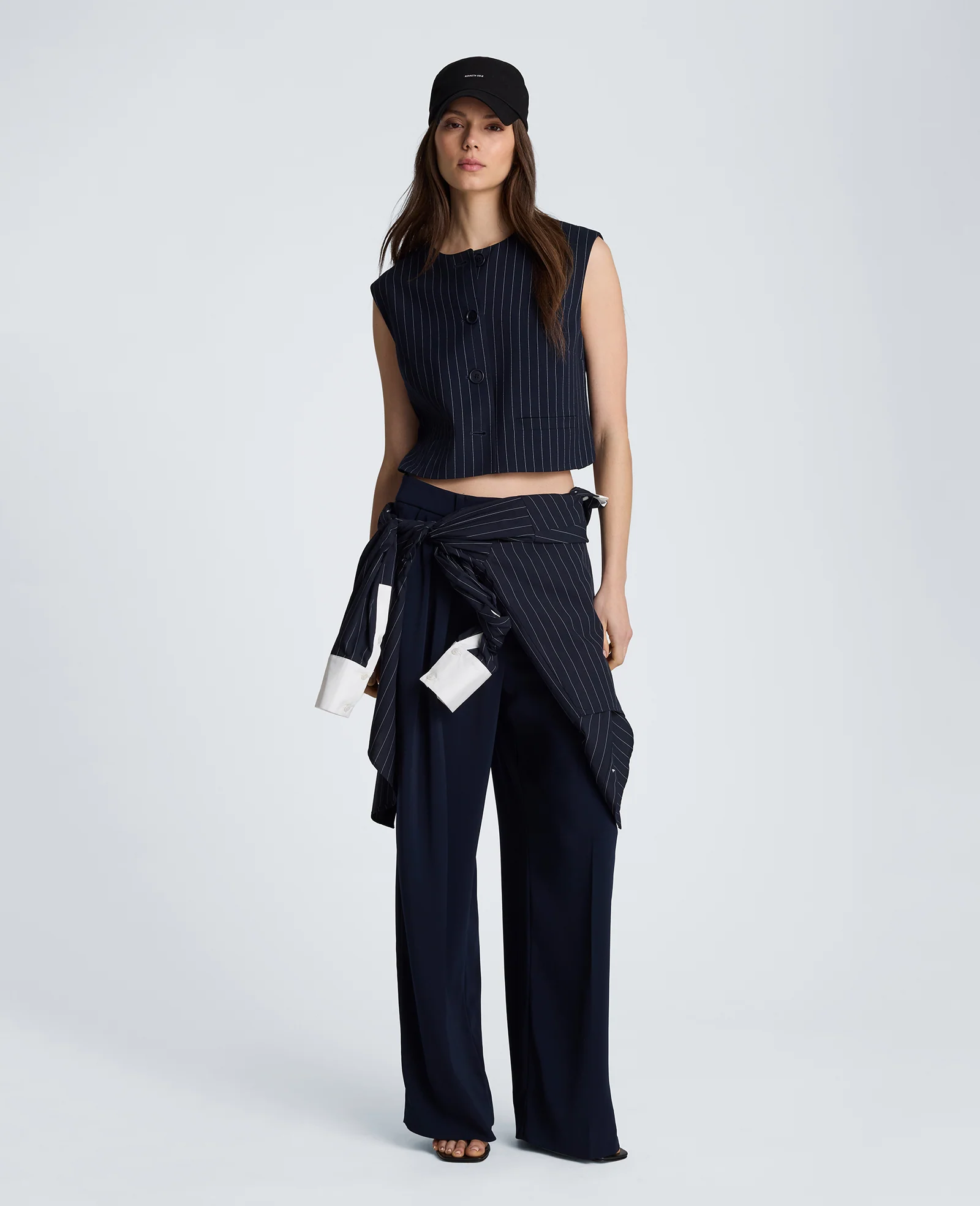 Boxy Four Button Vest - Image 4