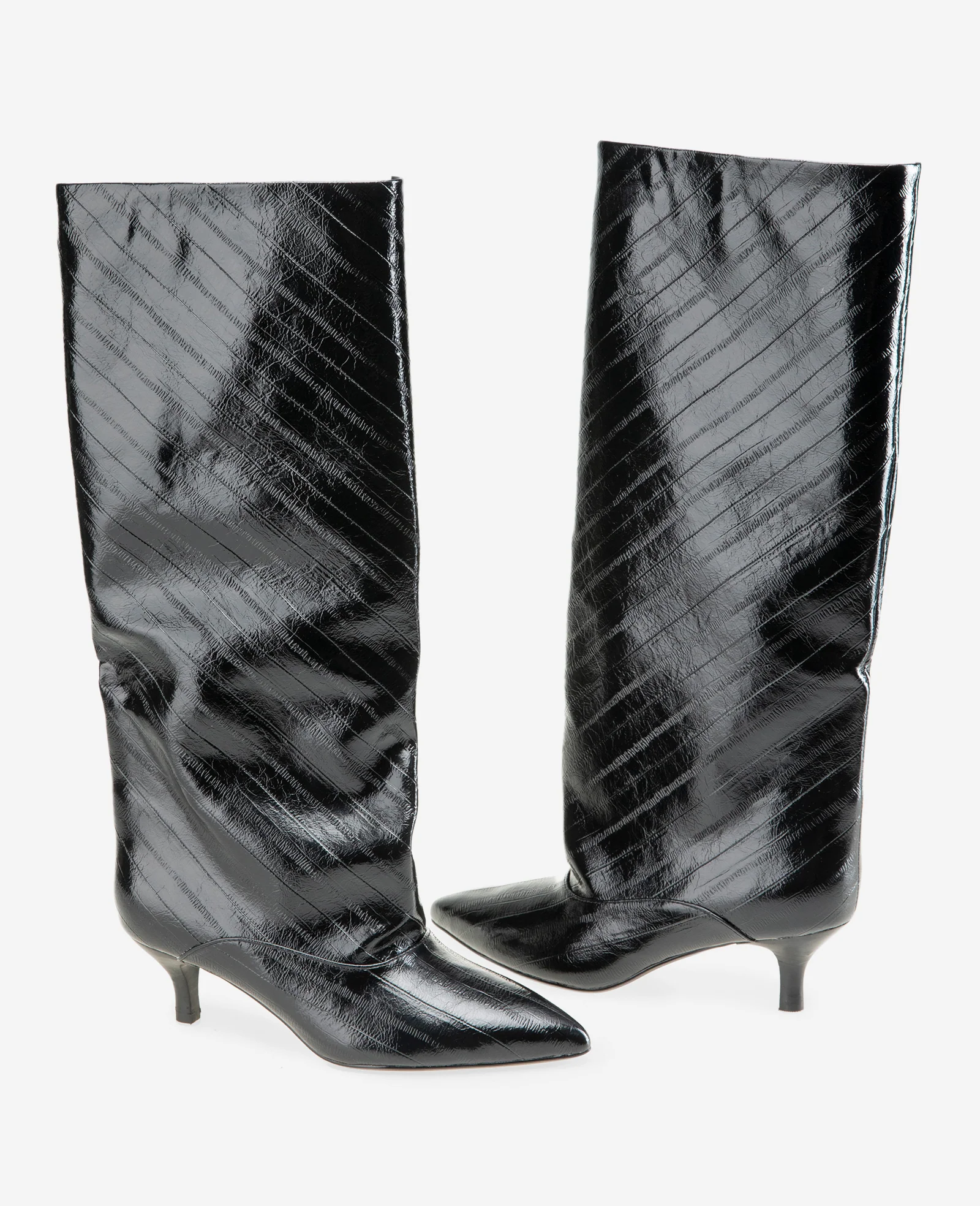 Brisbane Embossed Eel Tall Shaft Boot - Image 2