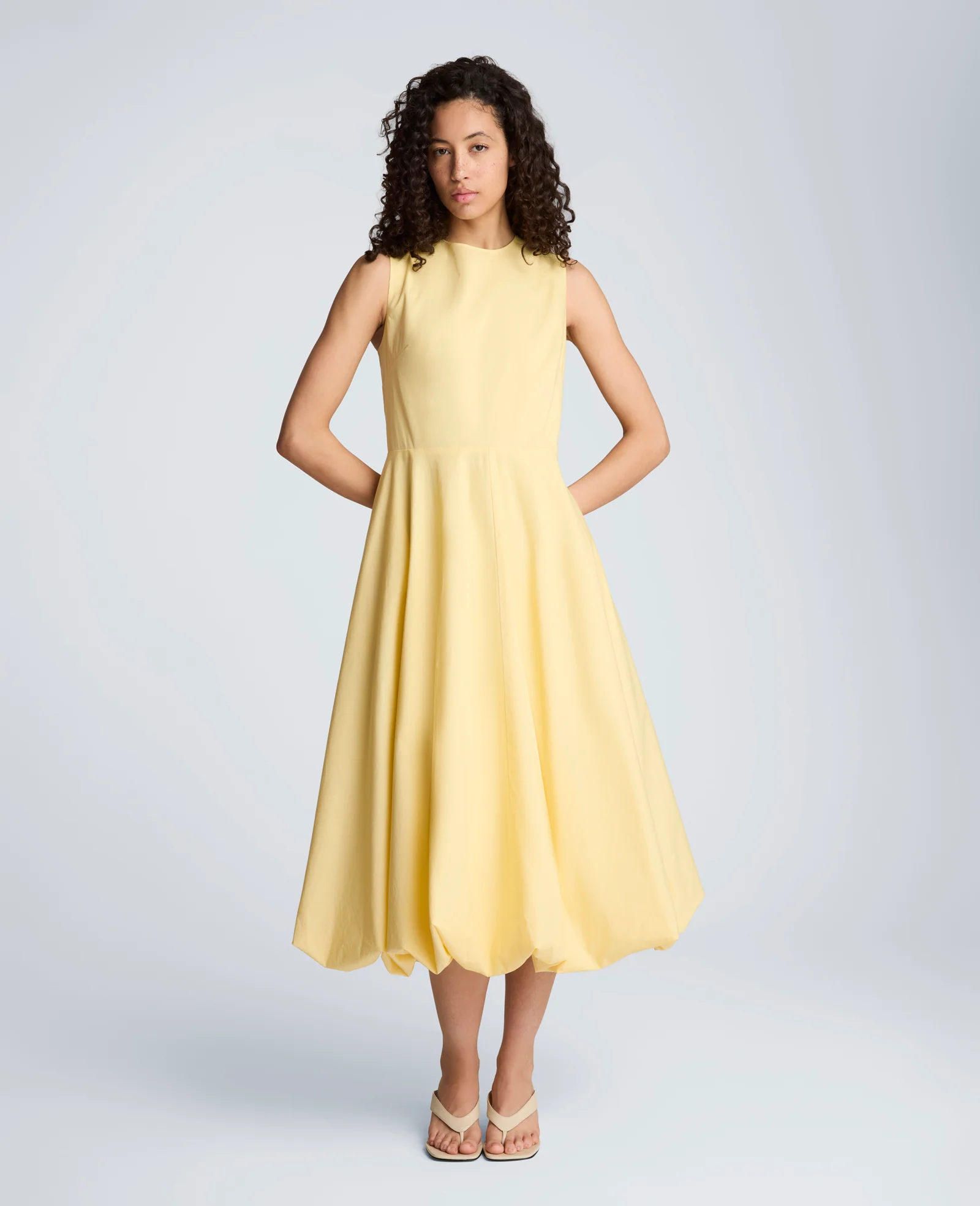 Bubble Hem Midi Dress - Image 5
