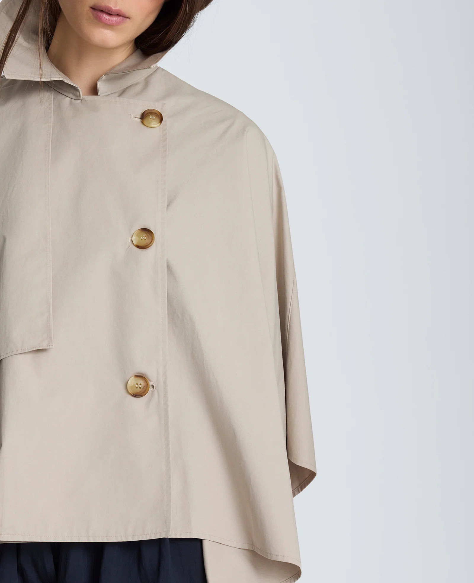 Cape Trench with Notch Collar - Image 5