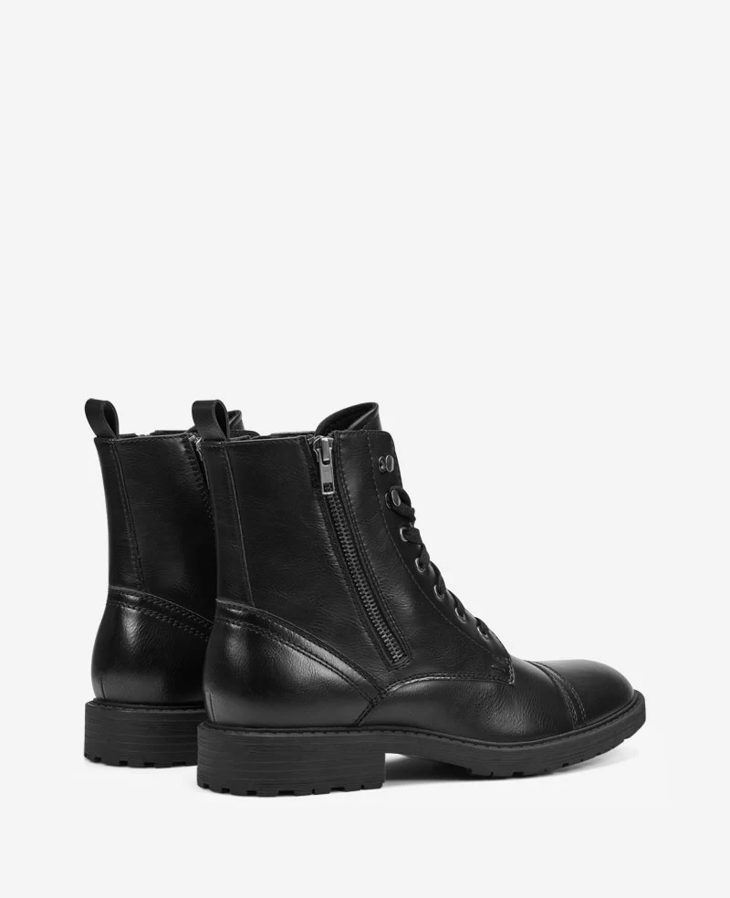 REACTION - Captain Cap Toe Double Zip Combat Boot - Image 3