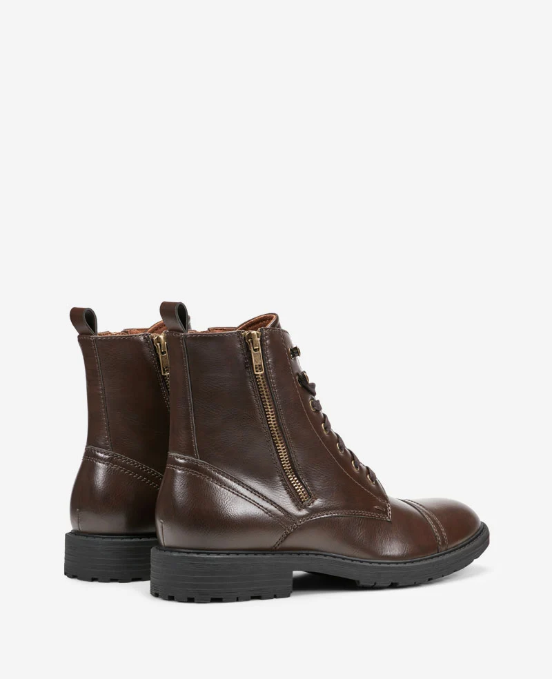 REACTION - Captain Cap Toe Double Zip Combat Boot - Image 3
