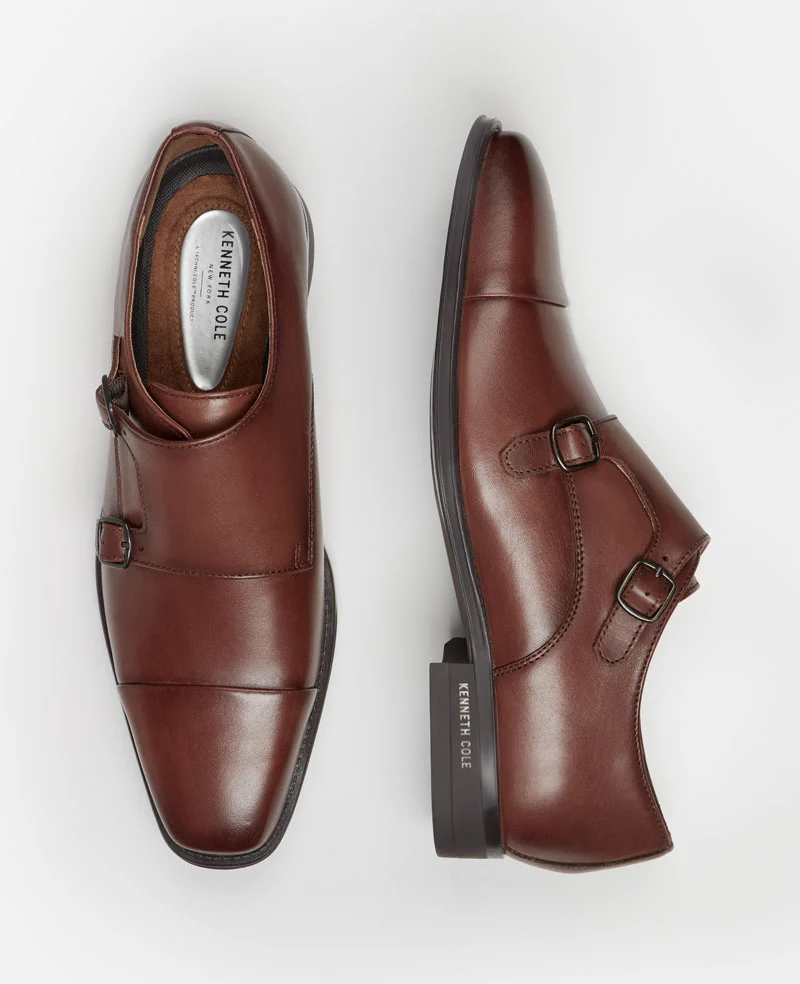 Charles Double Monk Strap Cap Toe Oxford - Image 2