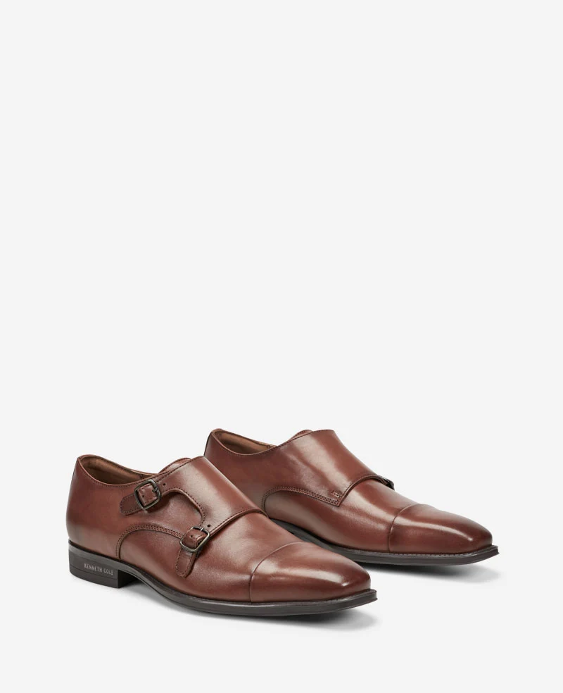 Charles Double Monk Strap Cap Toe Oxford - Image 3