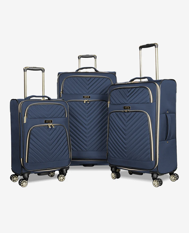 Chelsea Chevron Quilted Expandable Suitcase - Image 21