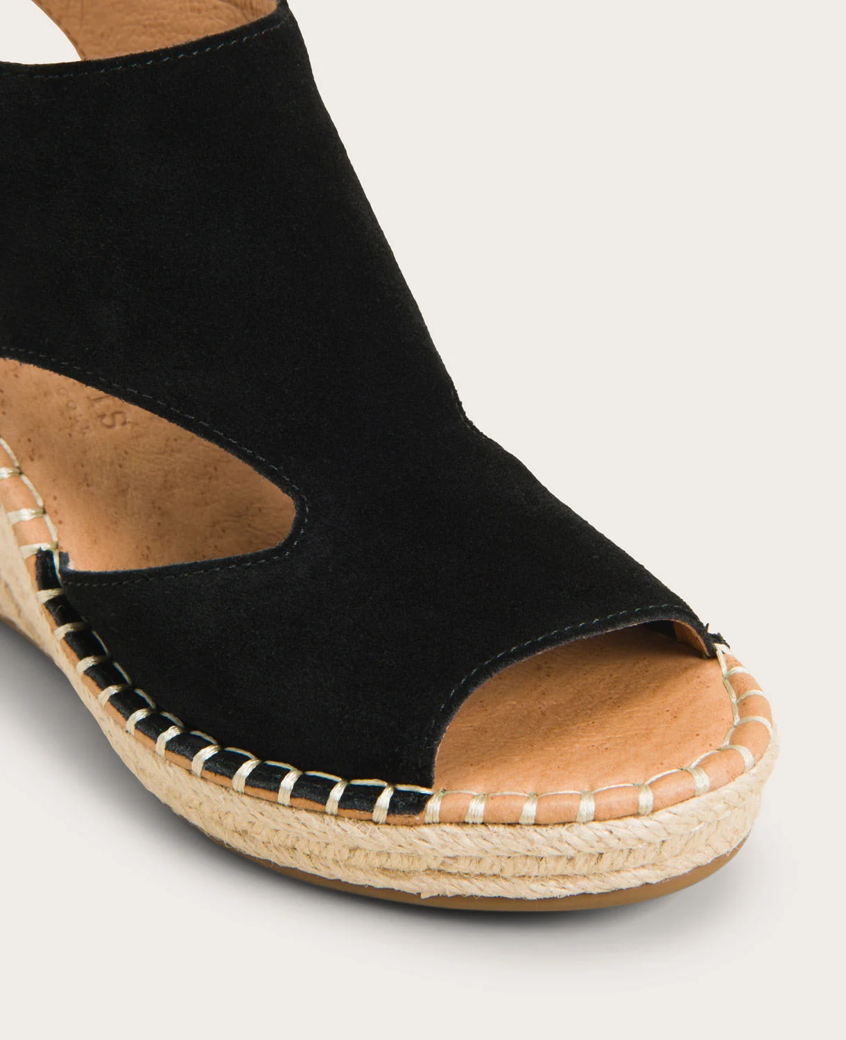 GENTLE SOULS - Cody Suede Esparille Wedge - Image 4