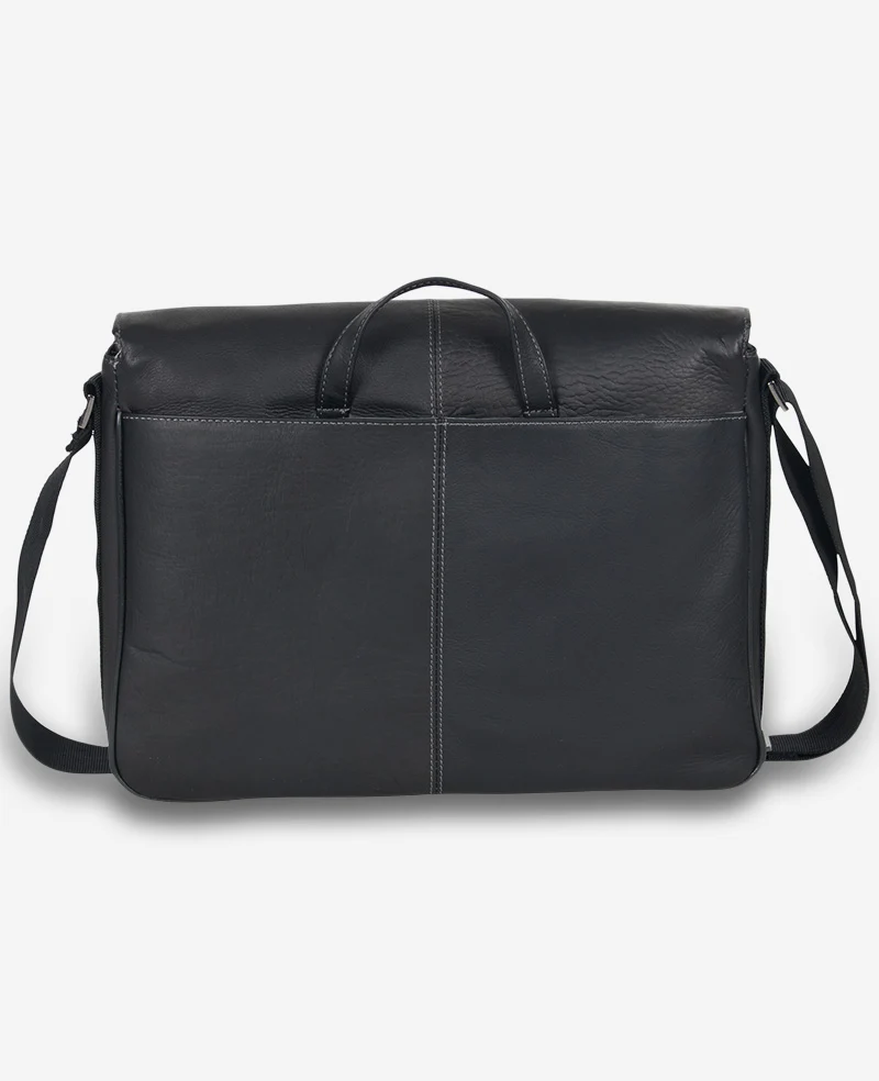 Colombian Leather Crossbody Messenger Bag - Image 2