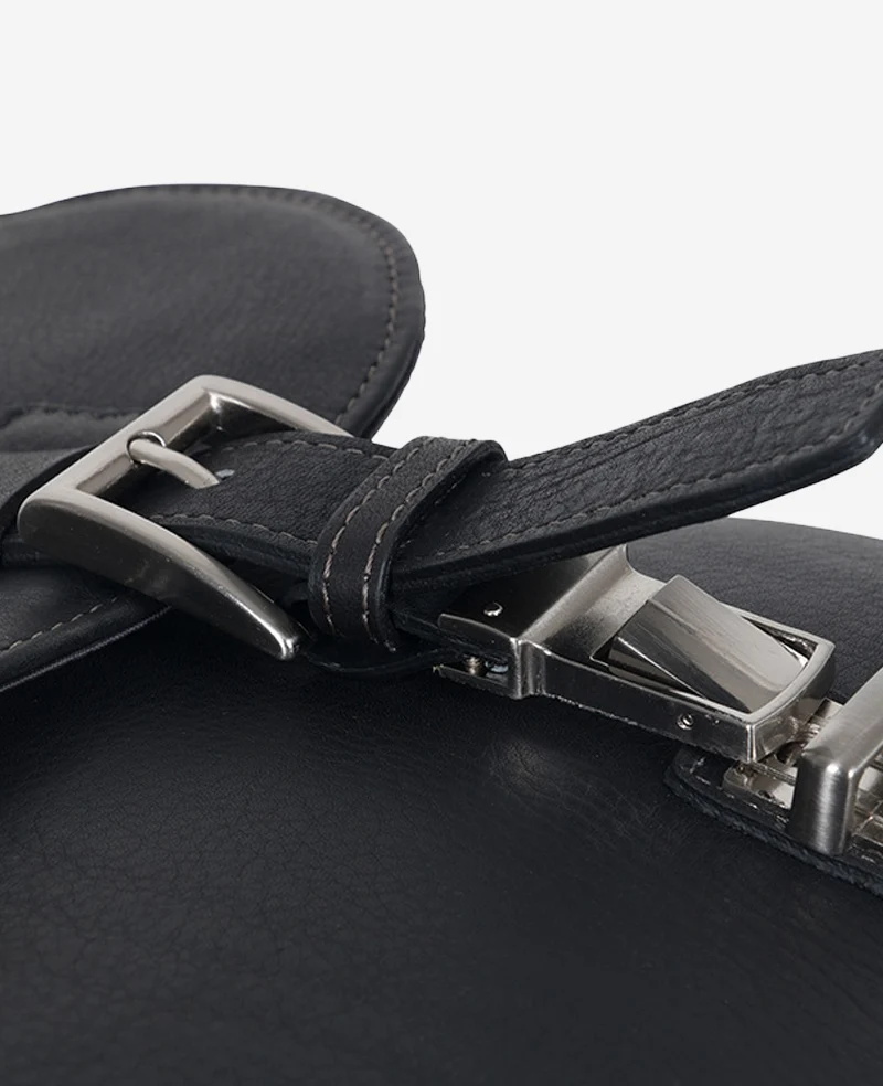 Colombian Leather Flapover Messenger Bag - Image 5