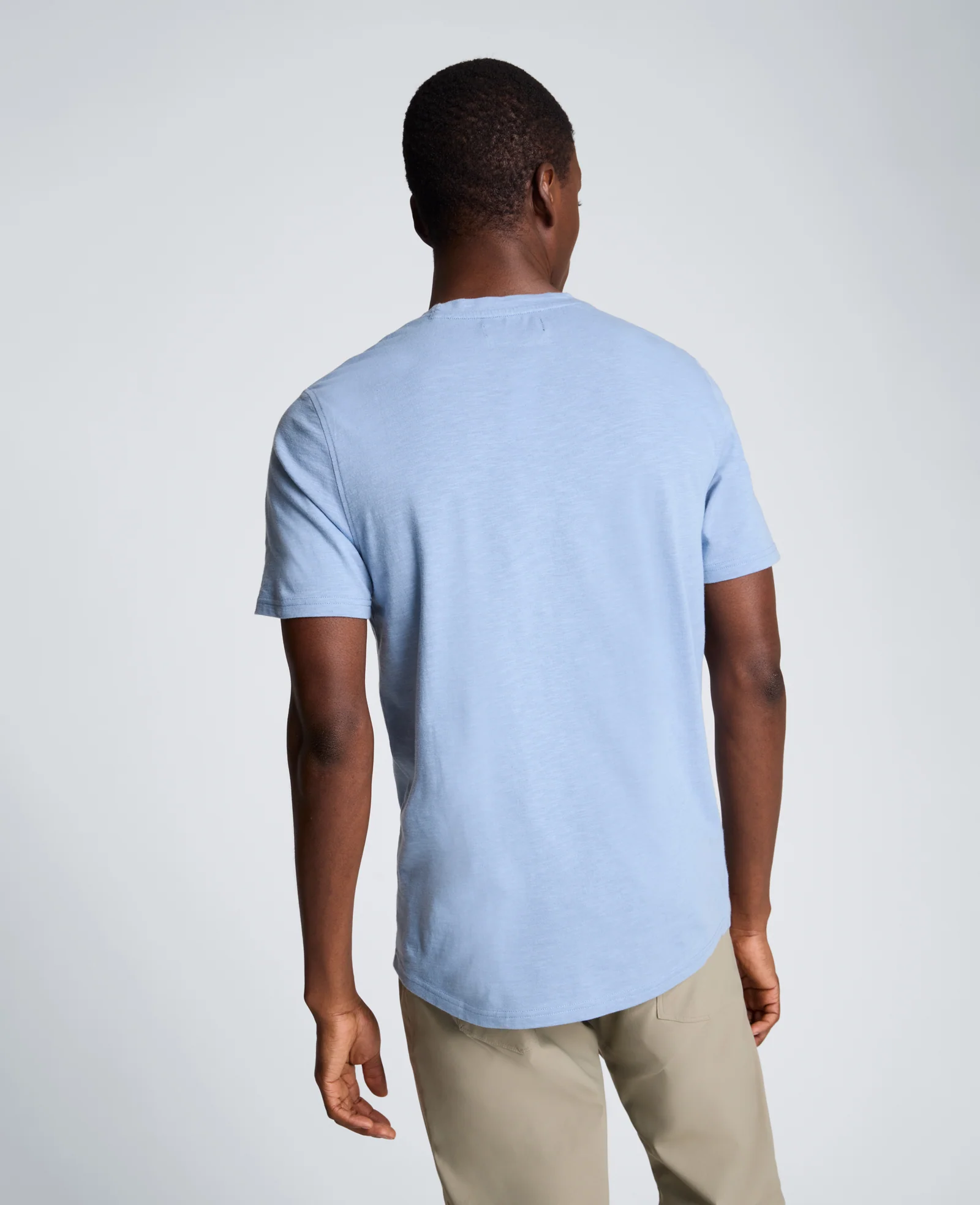 Crew Neck Tee with Pocket - Image 3