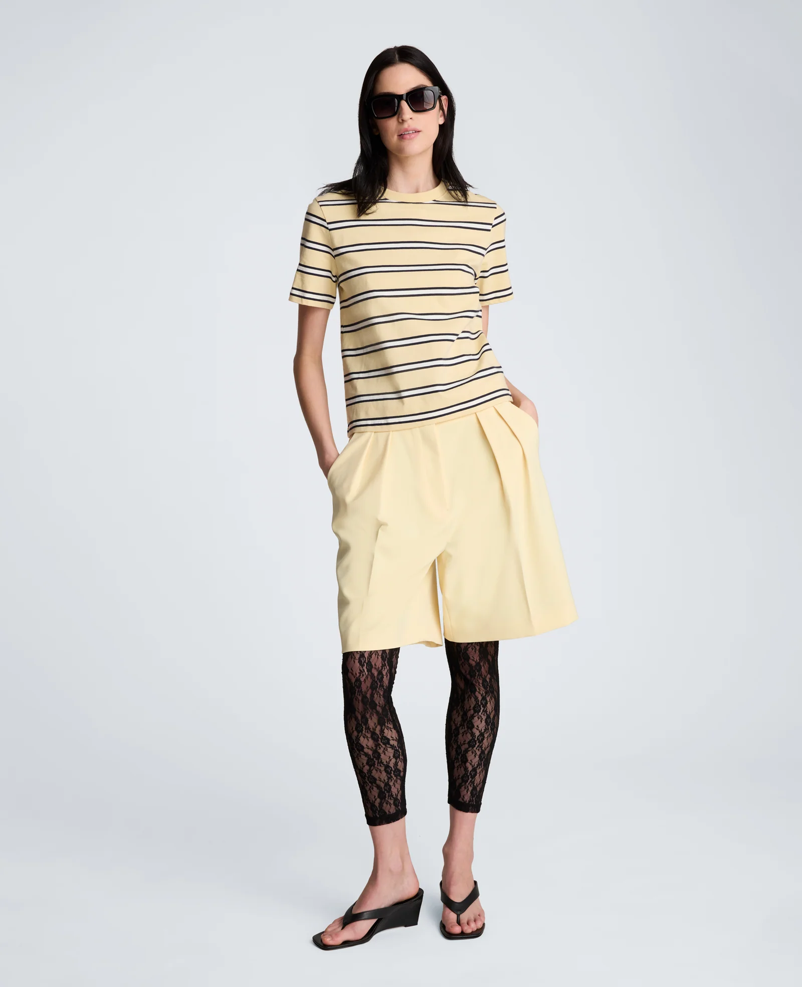 Crewneck Stripe Tee - Image 6