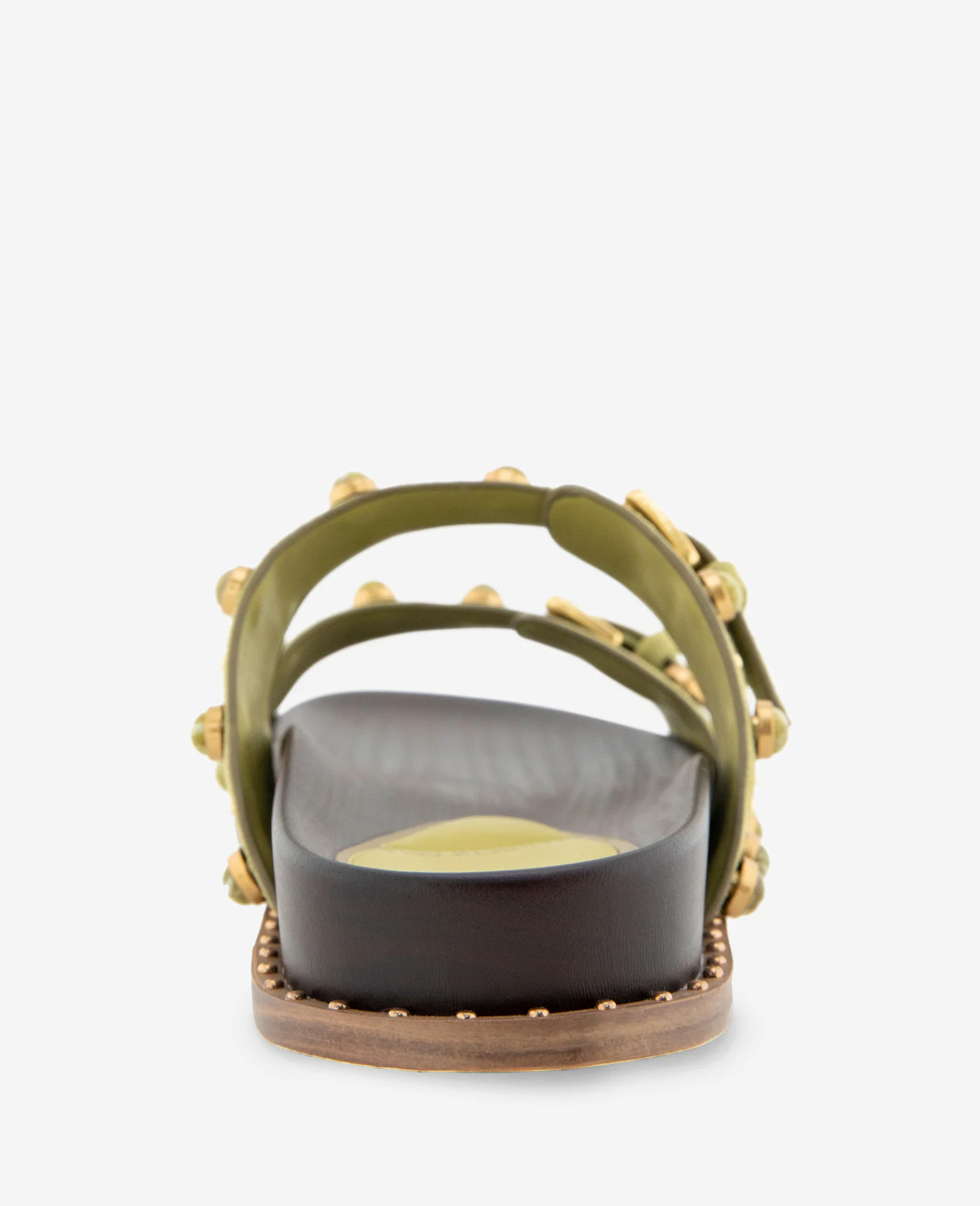 Deardra Suede Double Band Buckle Slide - Image 4