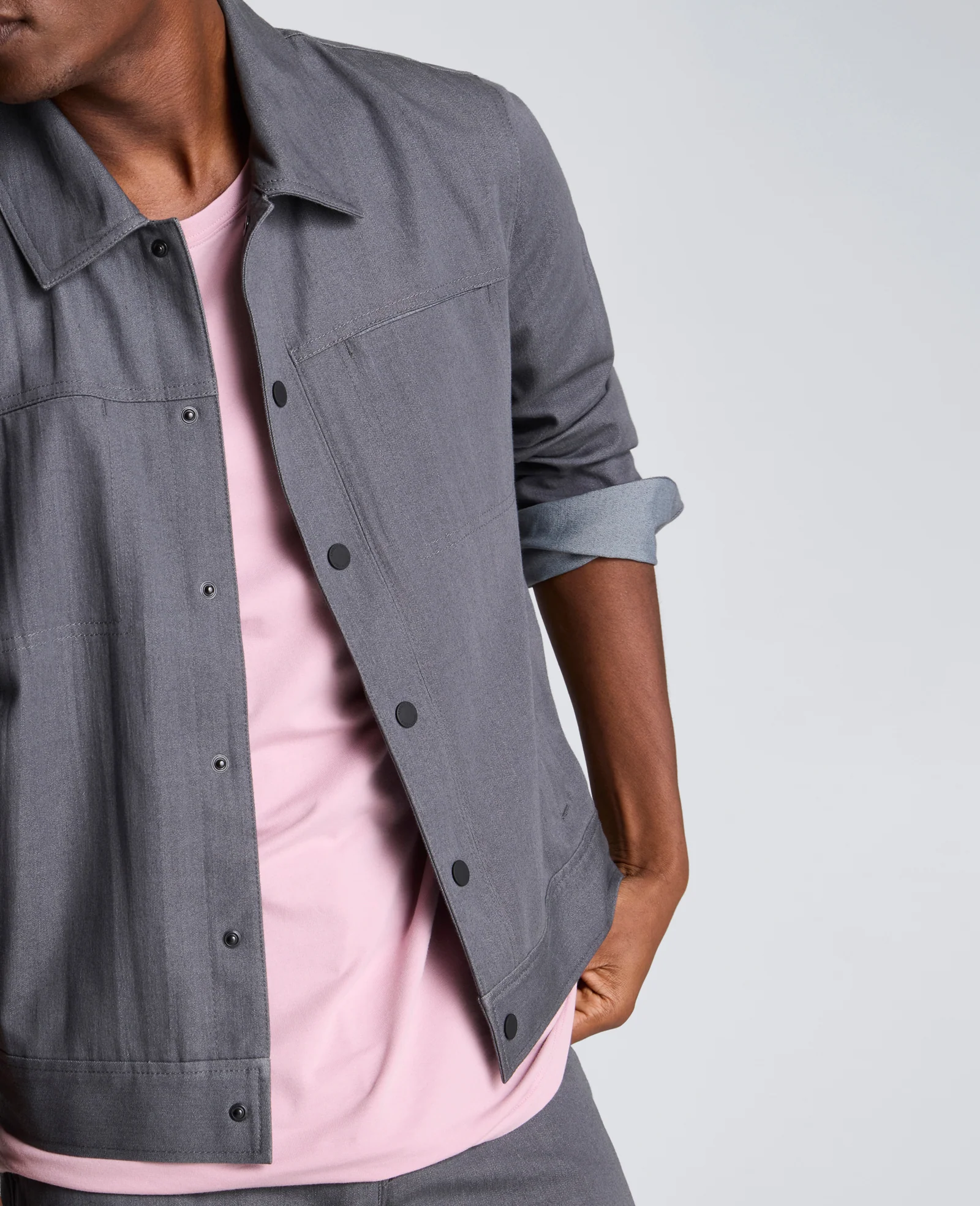 Denim Trucker Jacket - Image 5