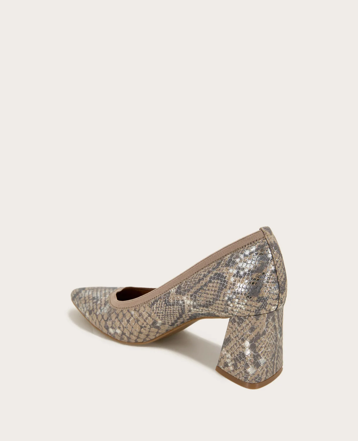 GENTLE SOULS - Dionne Snakeskin Leather Heel - Image 3