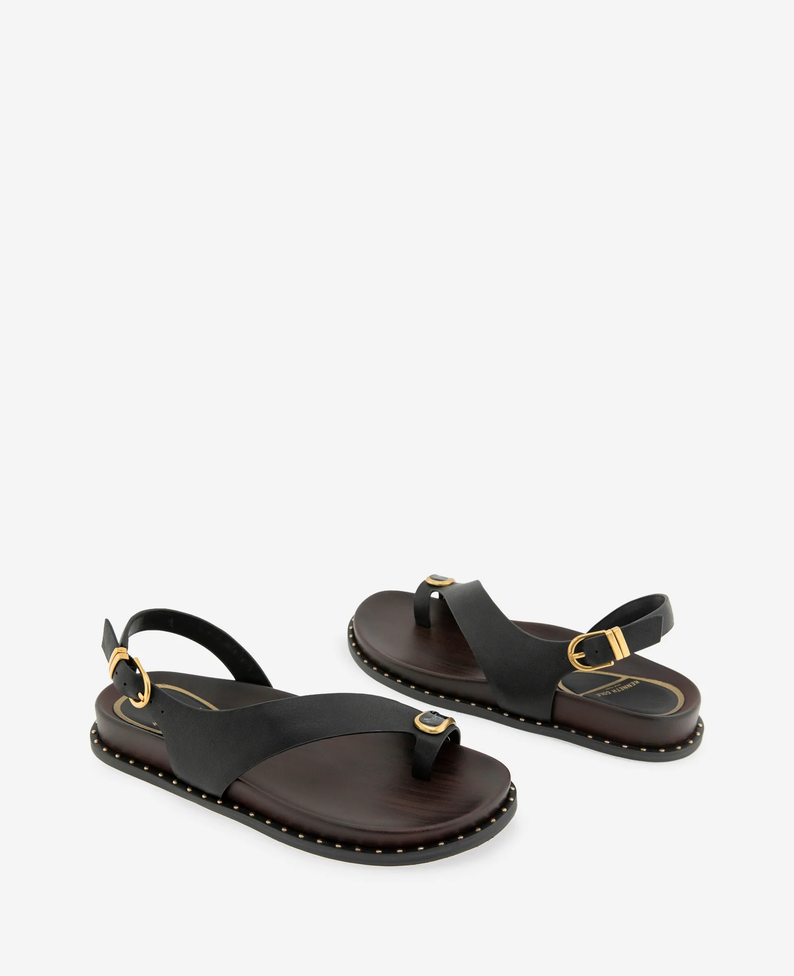 Dixon Leather Toe Ring Buckle Sandal - Image 2