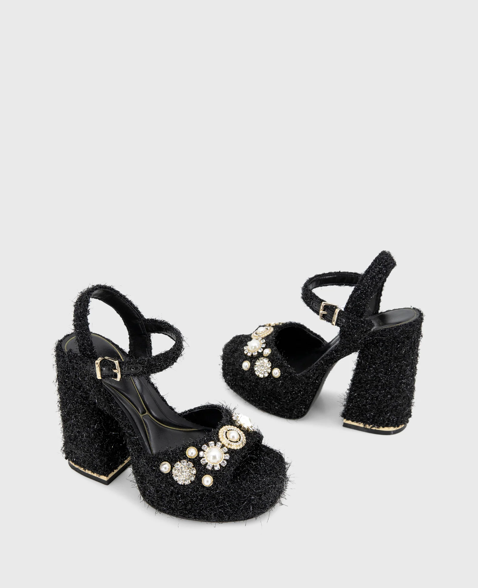 Dolly Charms Fabric Platform Sandal - Image 2