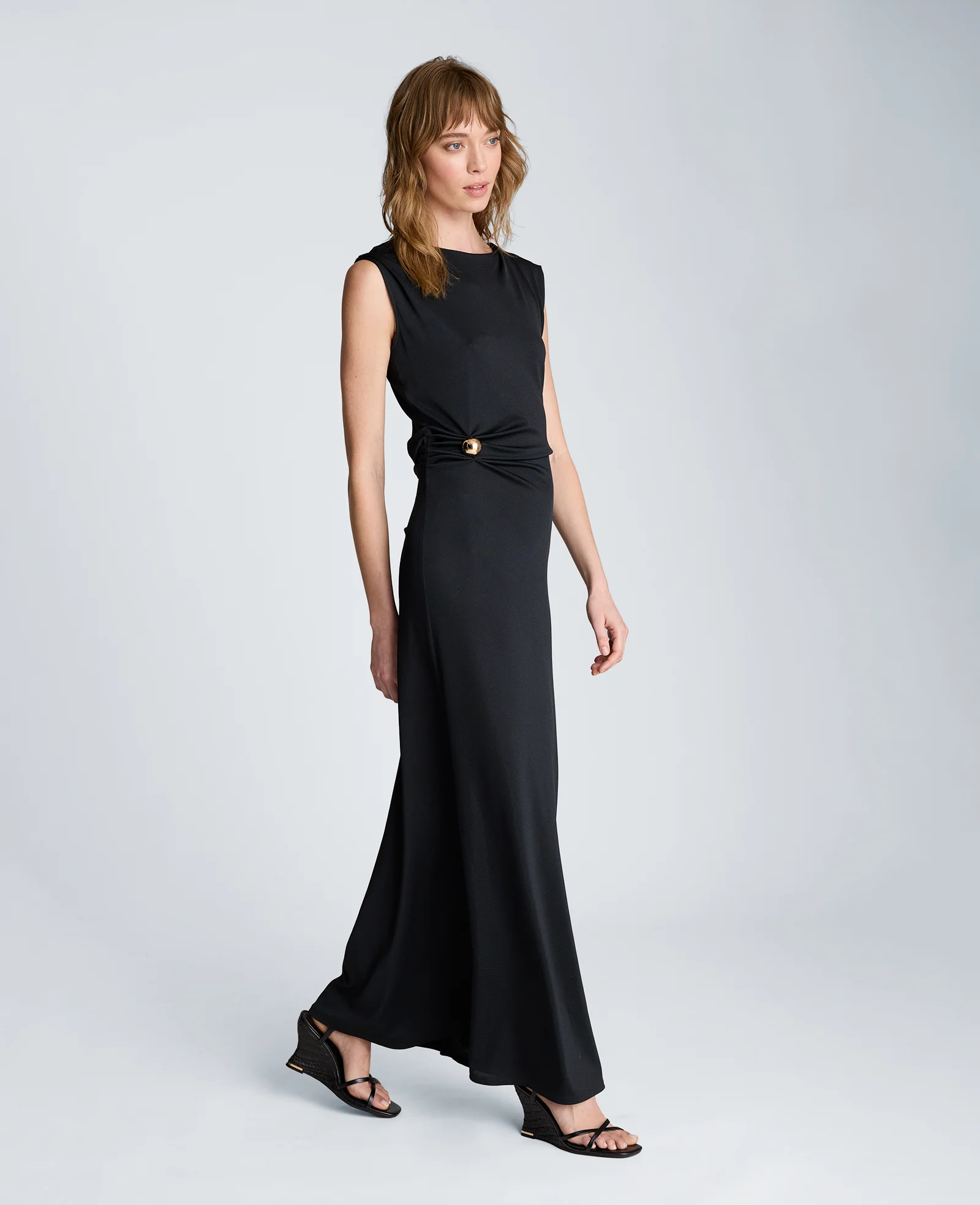 Drape Waist Maxi Dress - Image 5