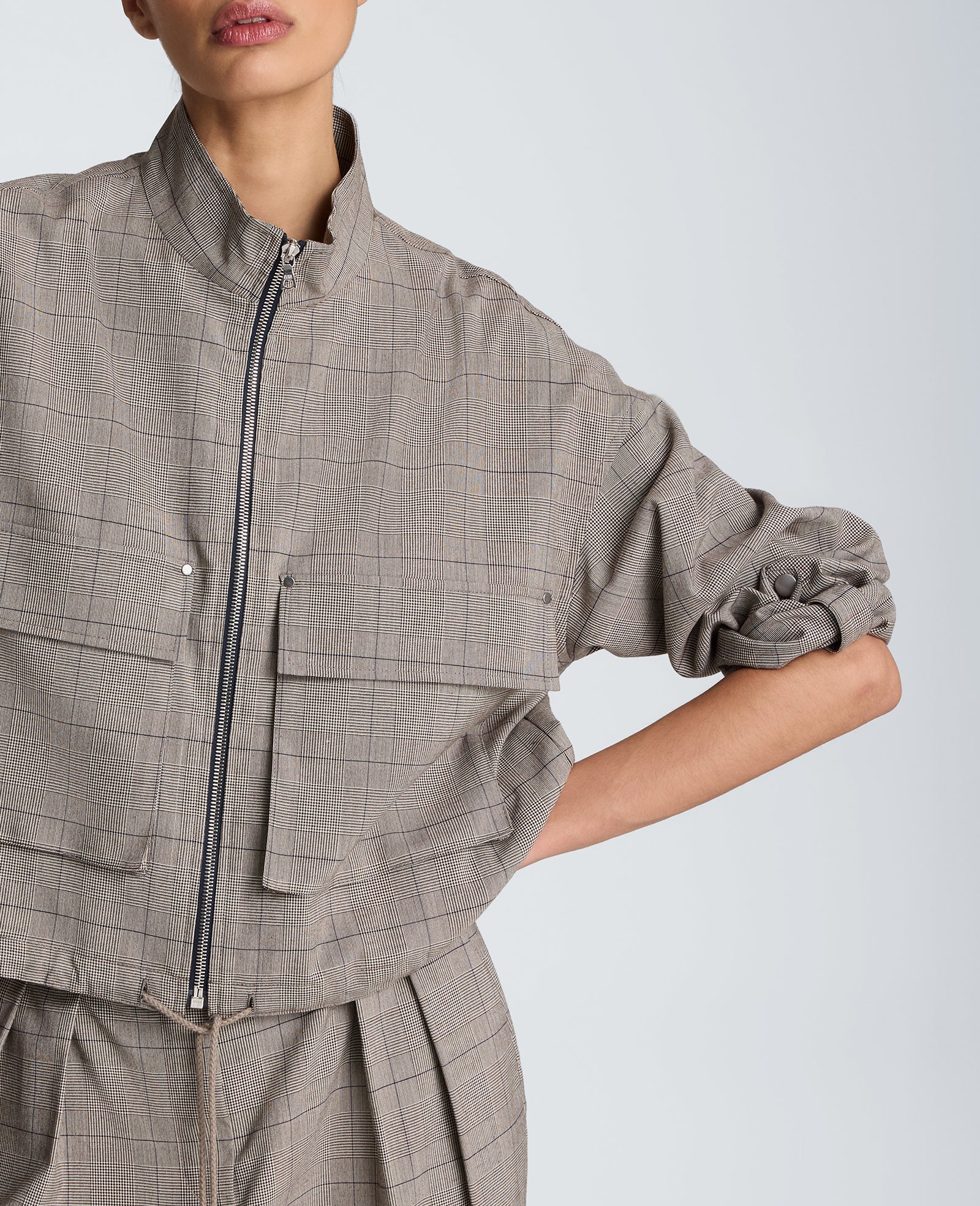 Draw Cord Jacket with Flap Pockets - Image 5
