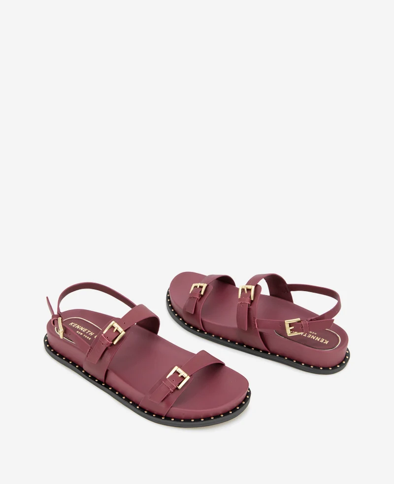 Drinity Leather Band Buckle Sandal - Image 2