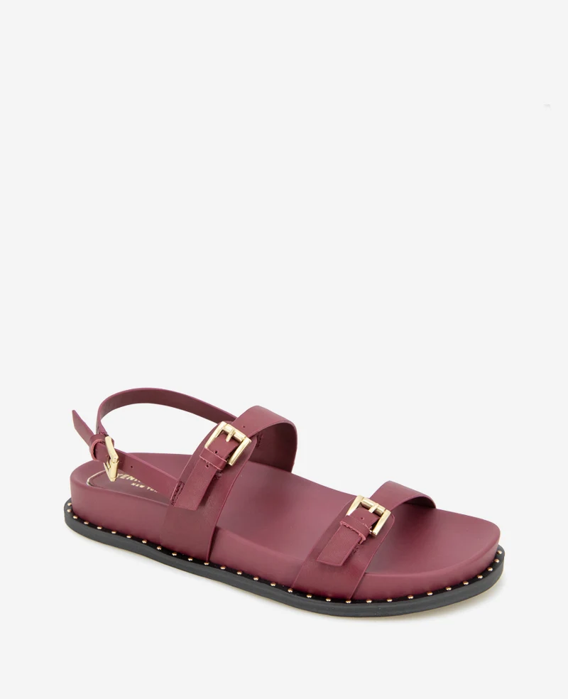 Drinity Leather Band Buckle Sandal - Image 4