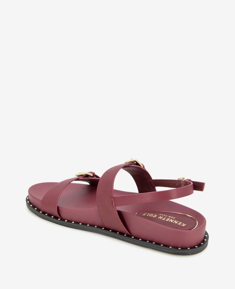 Drinity Leather Band Buckle Sandal - Image 5