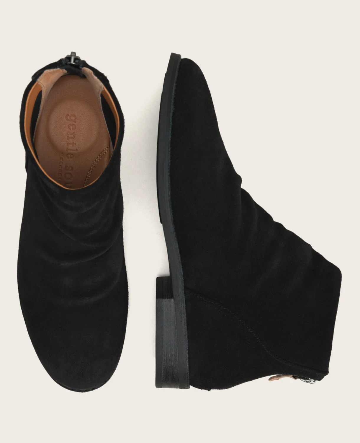 GENTLE SOULS - Emma Suede Zip Bootie - Image 4
