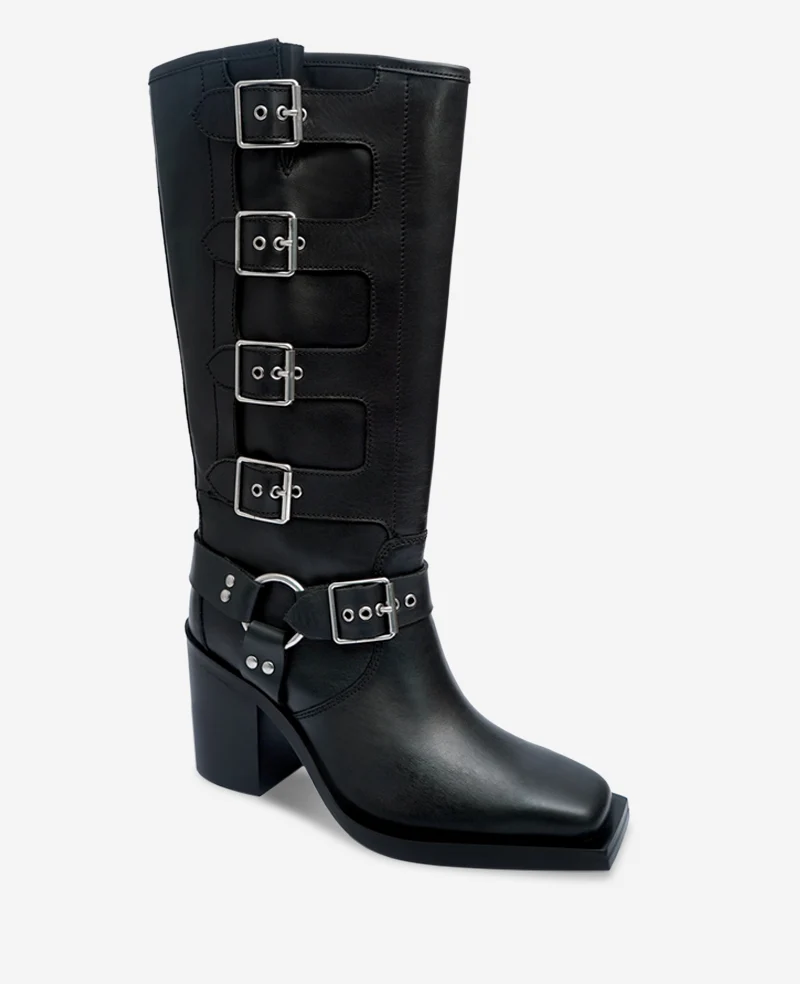 Emmett Leather Buckle Boot - Image 3