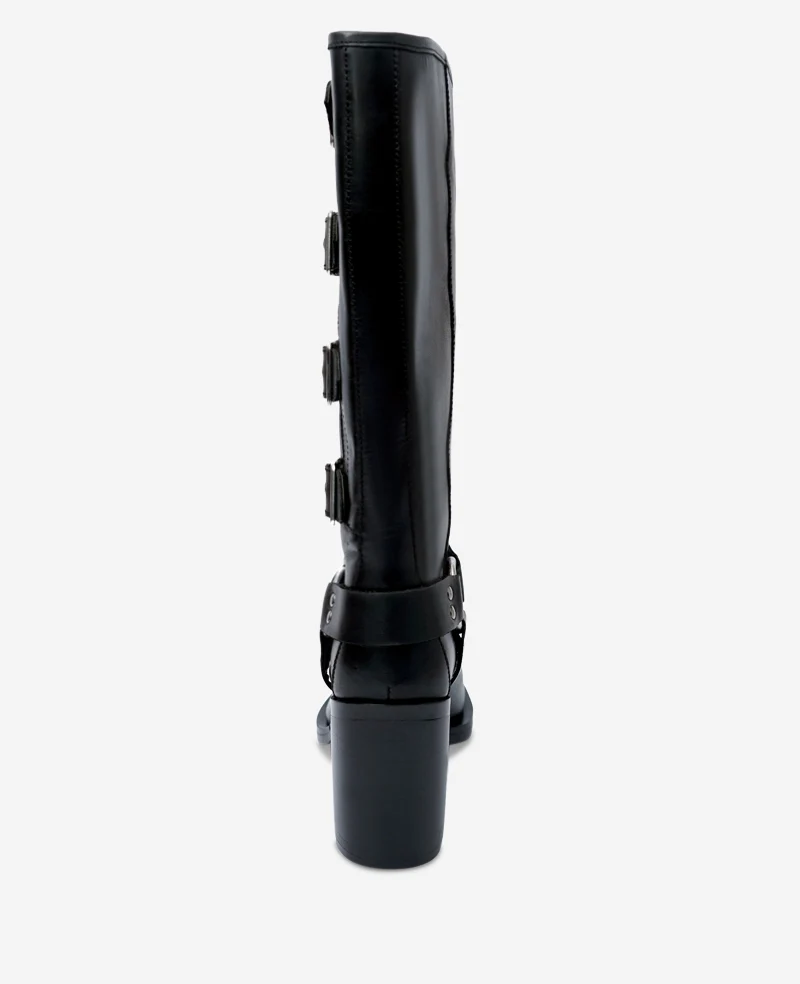Emmett Leather Buckle Boot - Image 4