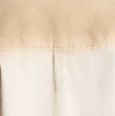 Gradient Oversized Cropped Shacket in Comfort Stretch Denim - Image 7