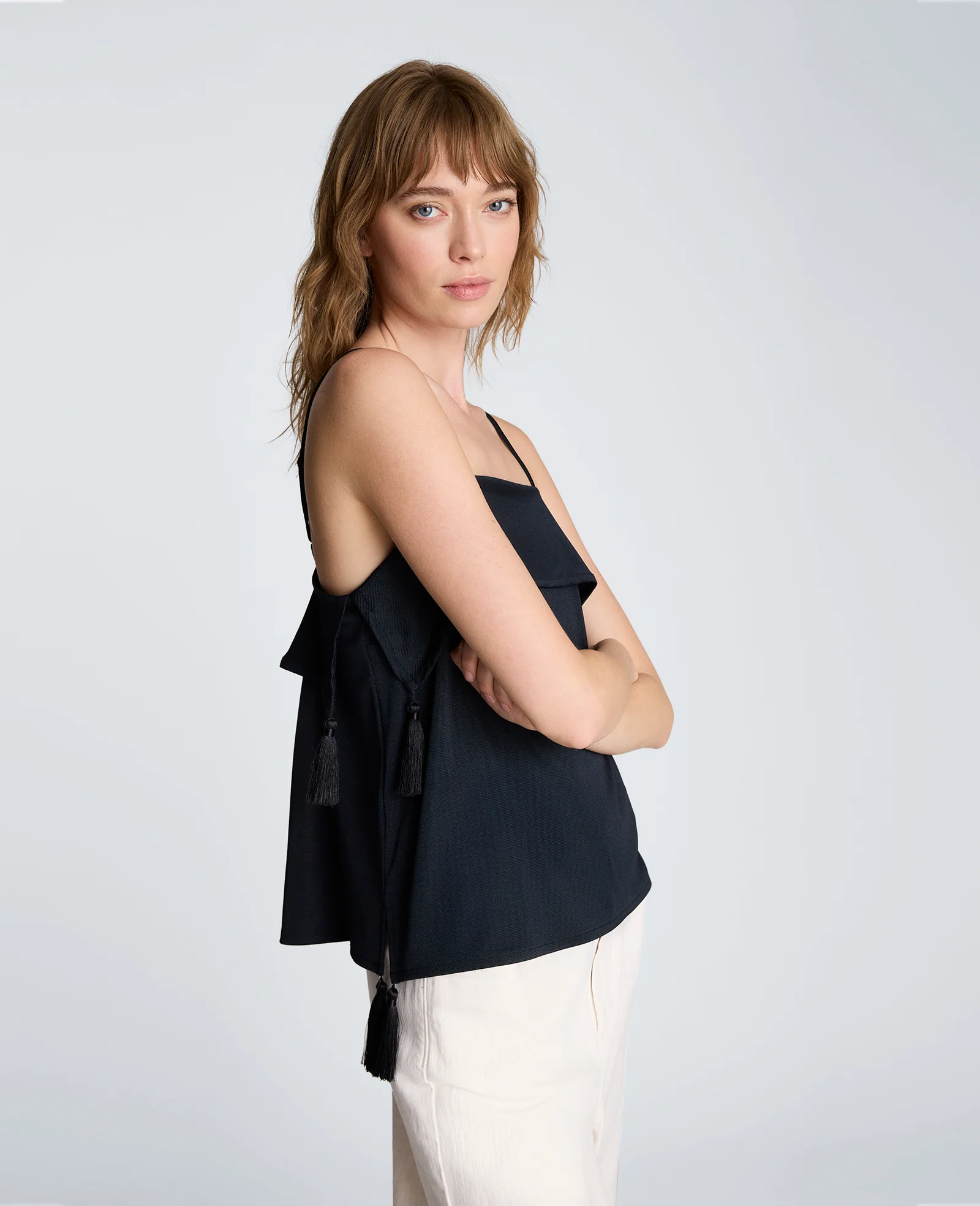 Foldover Cami with Tassels - Image 5
