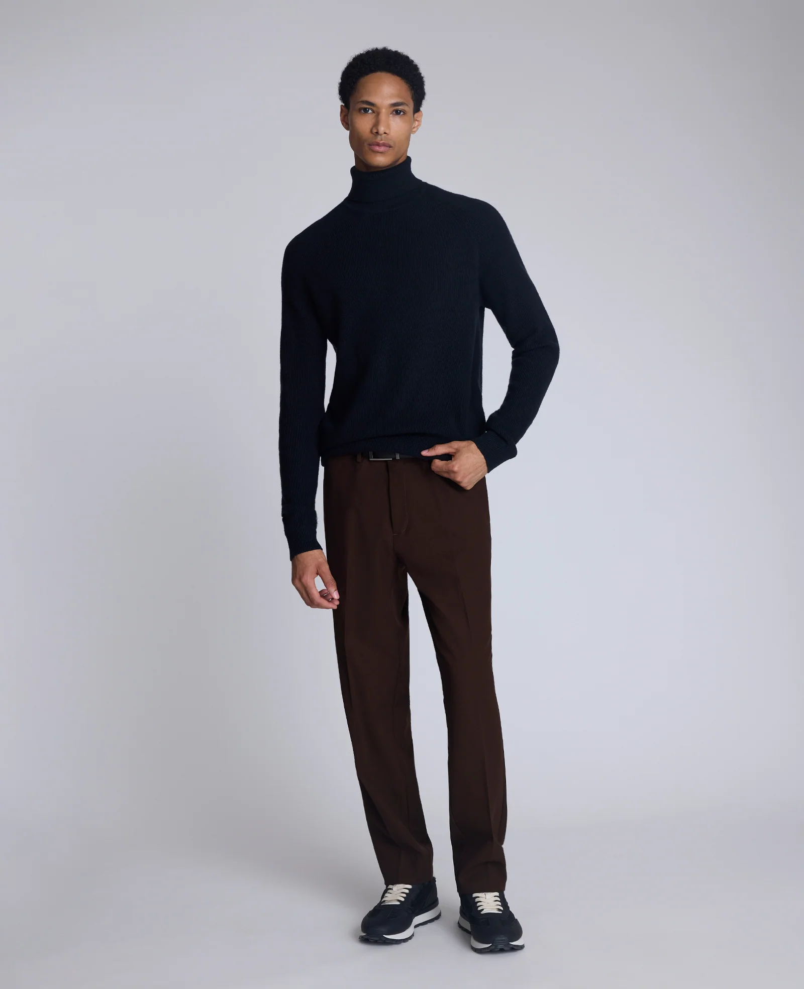 Foldover Turtleneck Sweater - Image 3