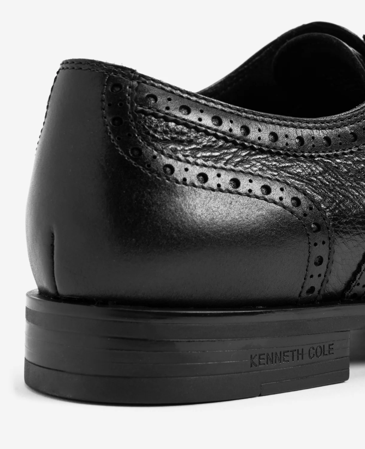 Futurepod Leather Lace-Up Oxford with Medallion Cap Toe - Image 6