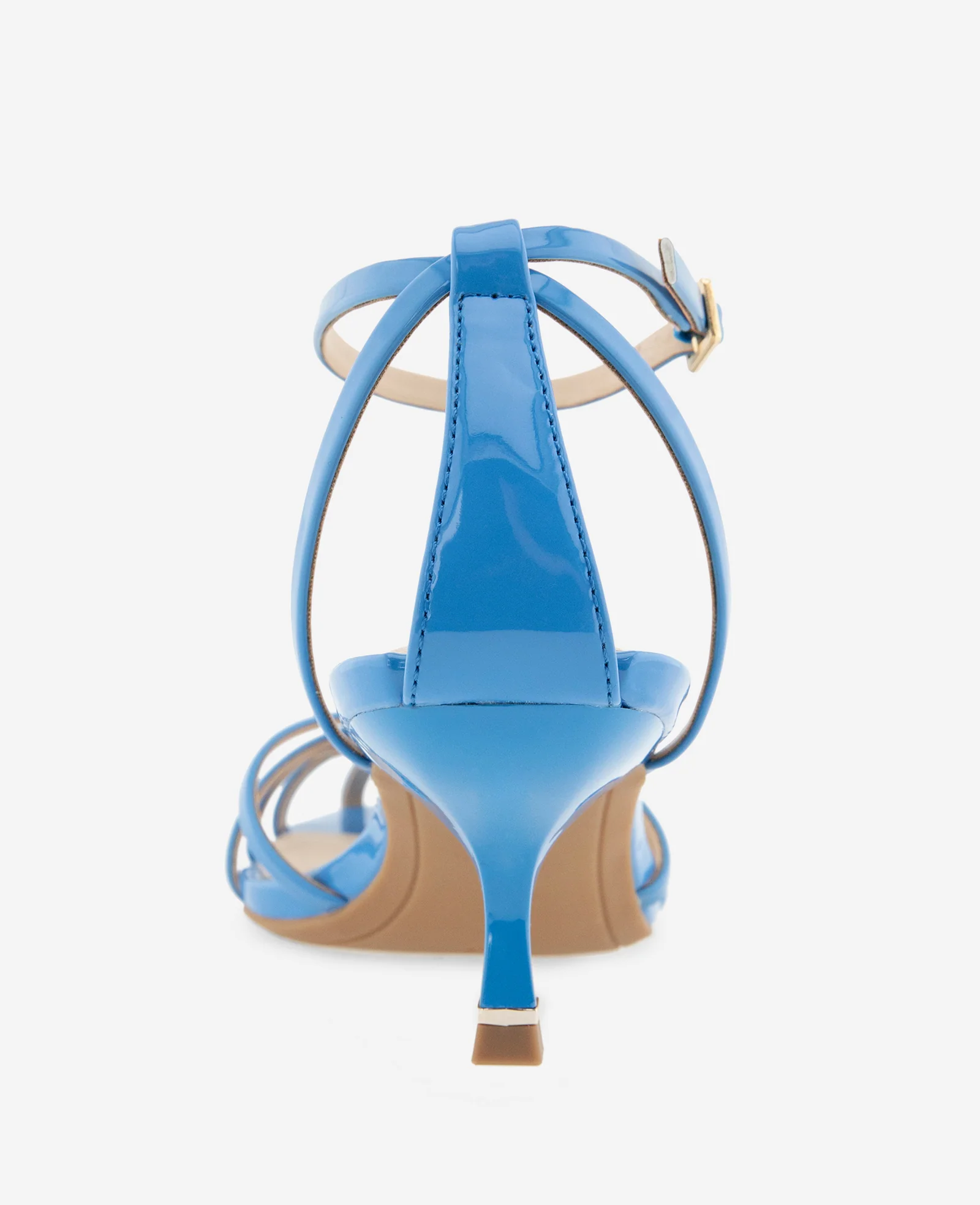 Genevieve Patent Cage Toe Ankle Strap Heel - Image 4