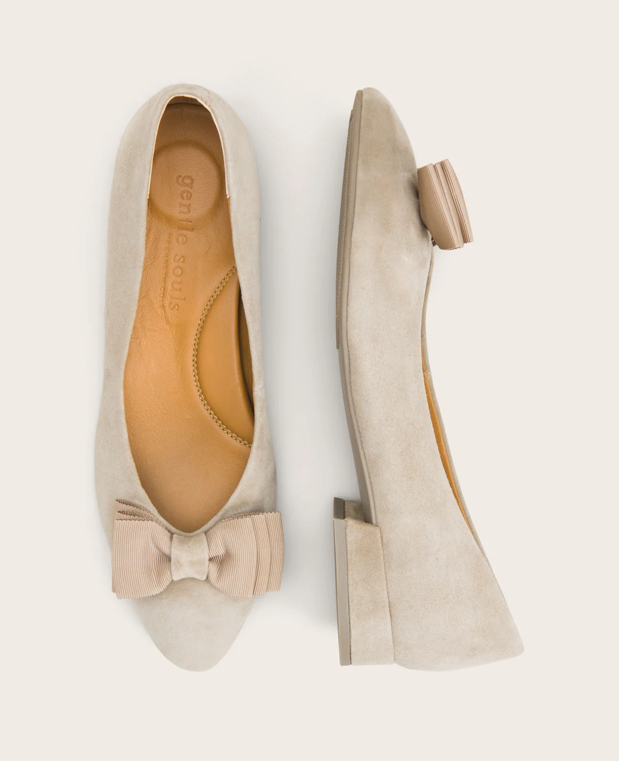 GENTLE SOULS - Atlas Suede Bow Flat - Image 3