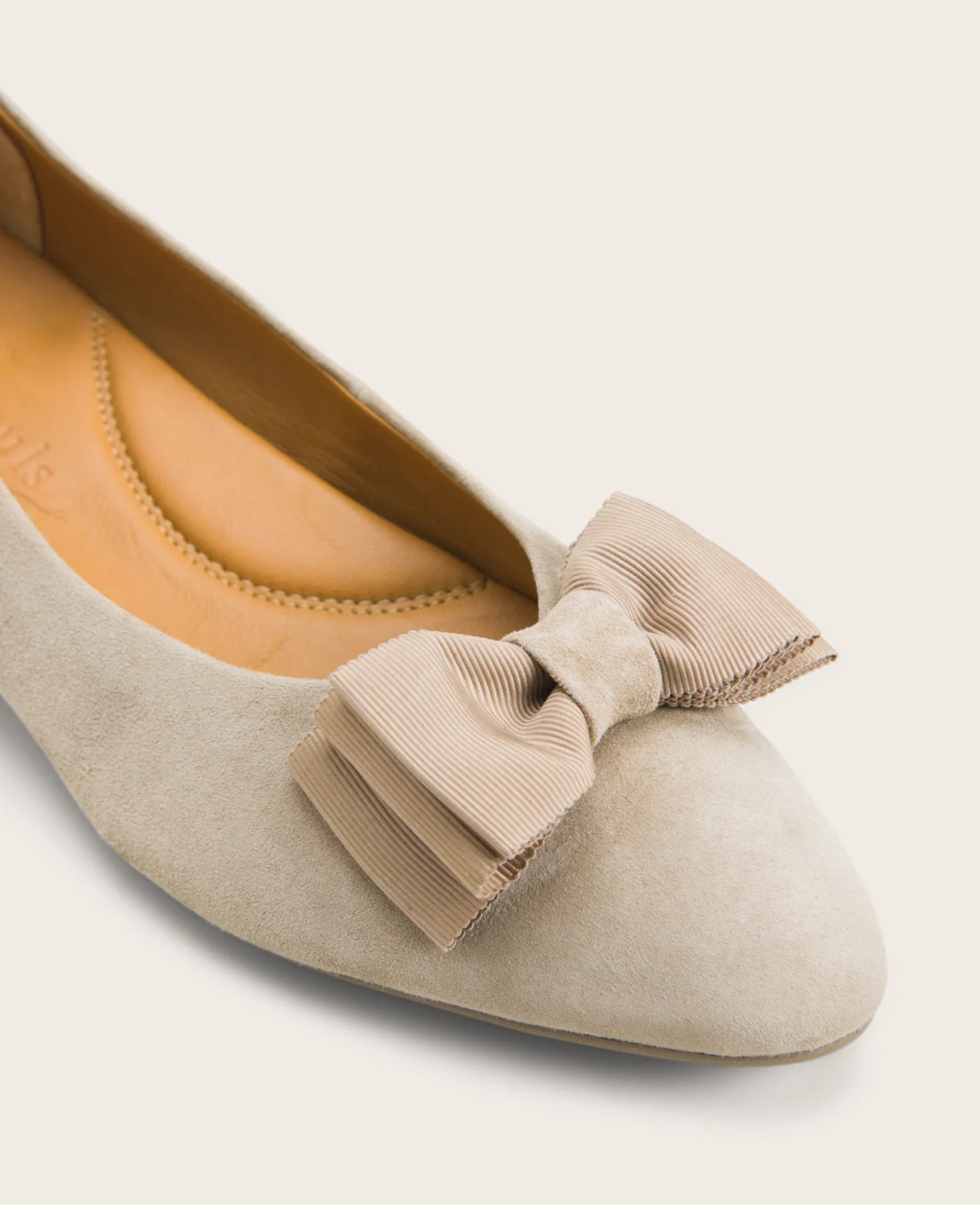 GENTLE SOULS - Atlas Suede Bow Flat - Image 4