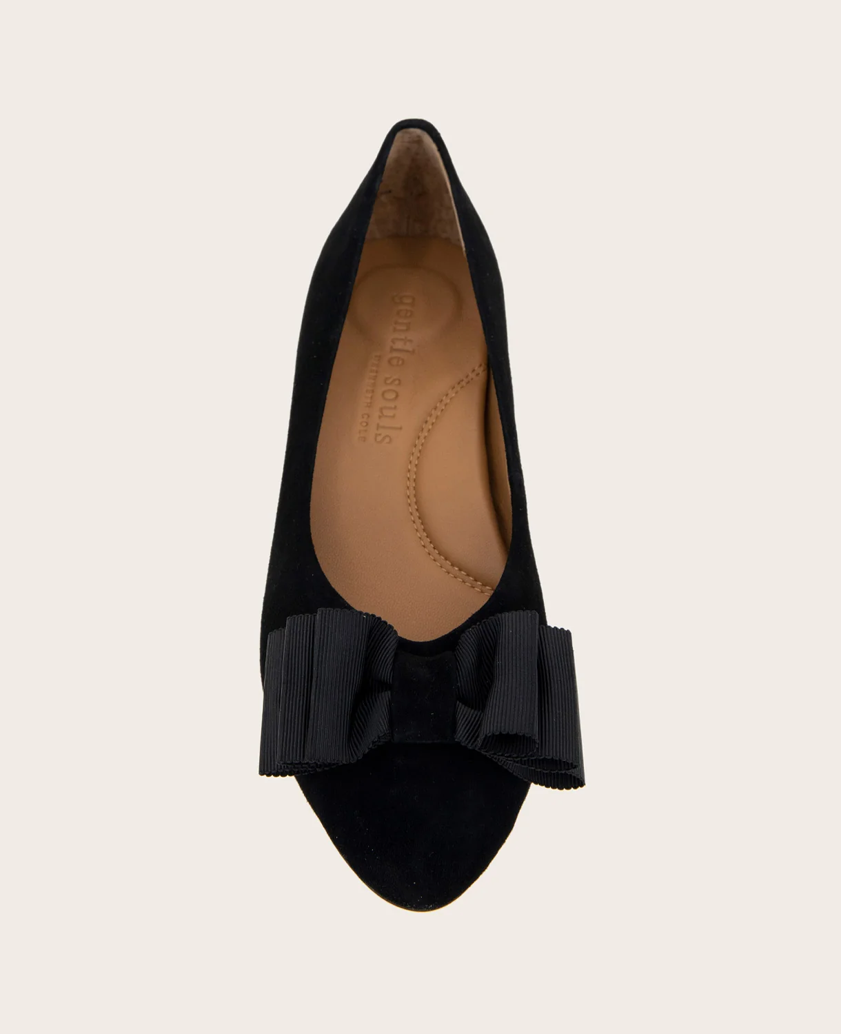 GENTLE SOULS - Atlas Suede Bow Flat - Image 3