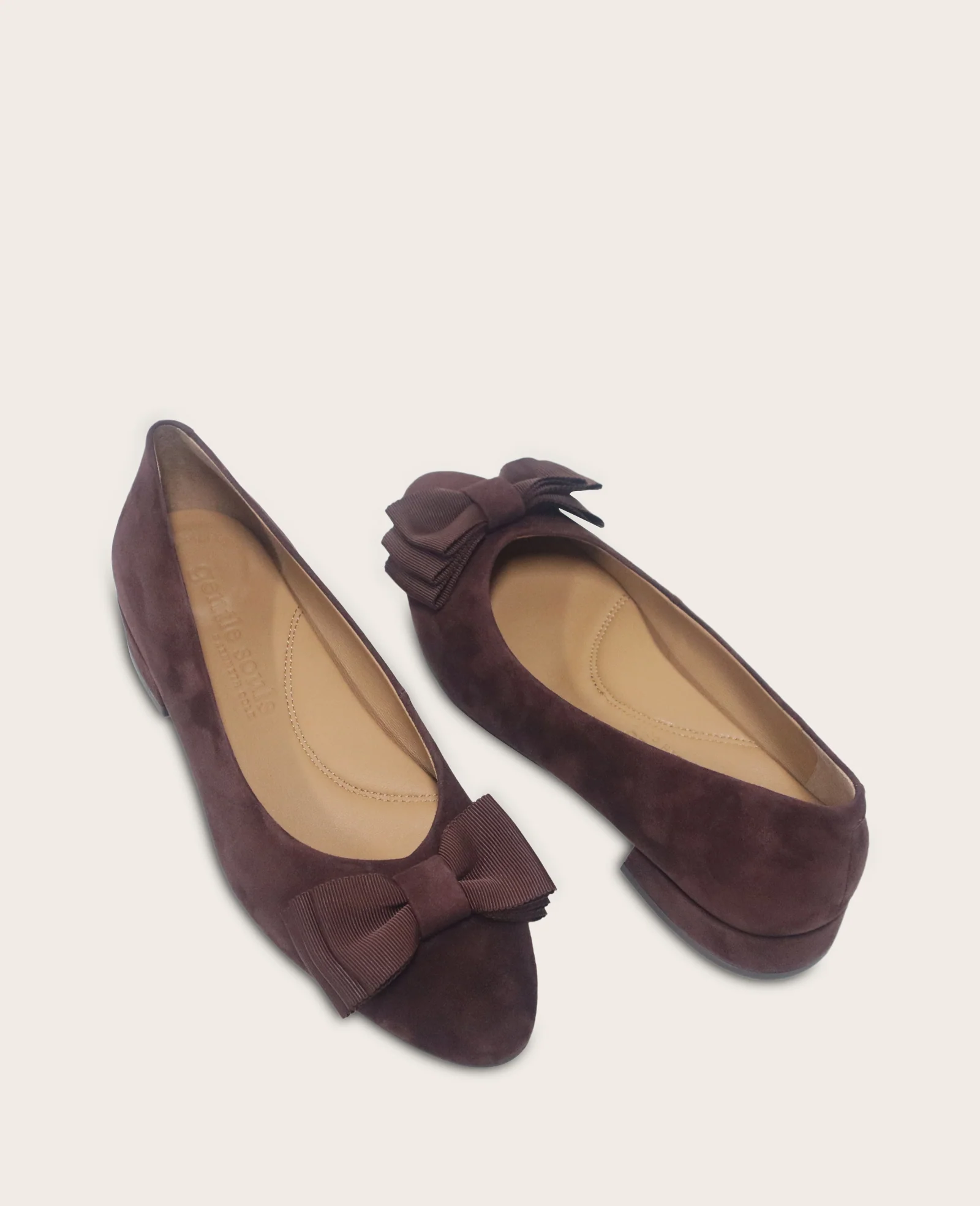 GENTLE SOULS - Atlas Suede Bow Flat - Image 2