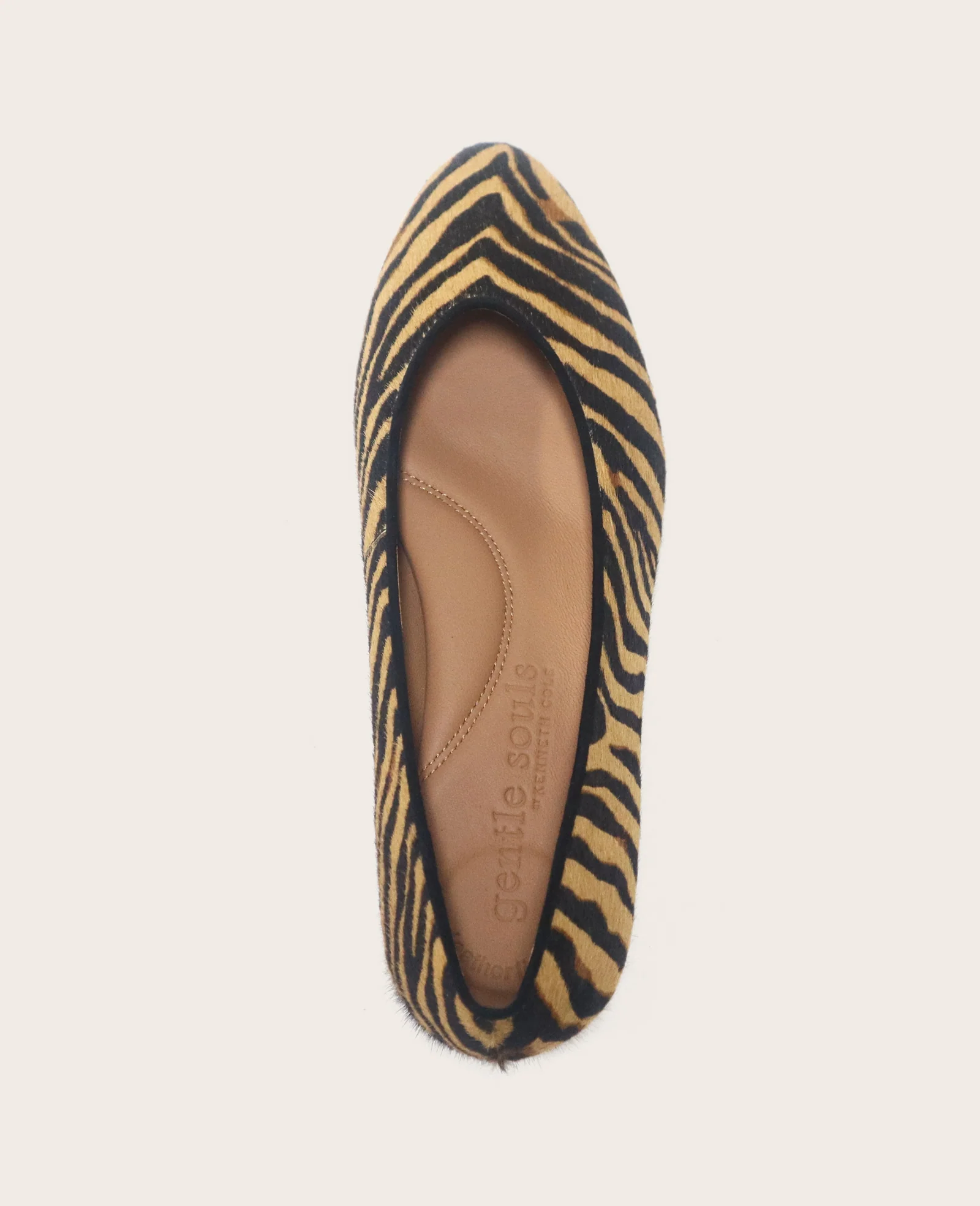 GENTLE SOULS - Atlas V Tiger Calf Hair Flat - Image 4