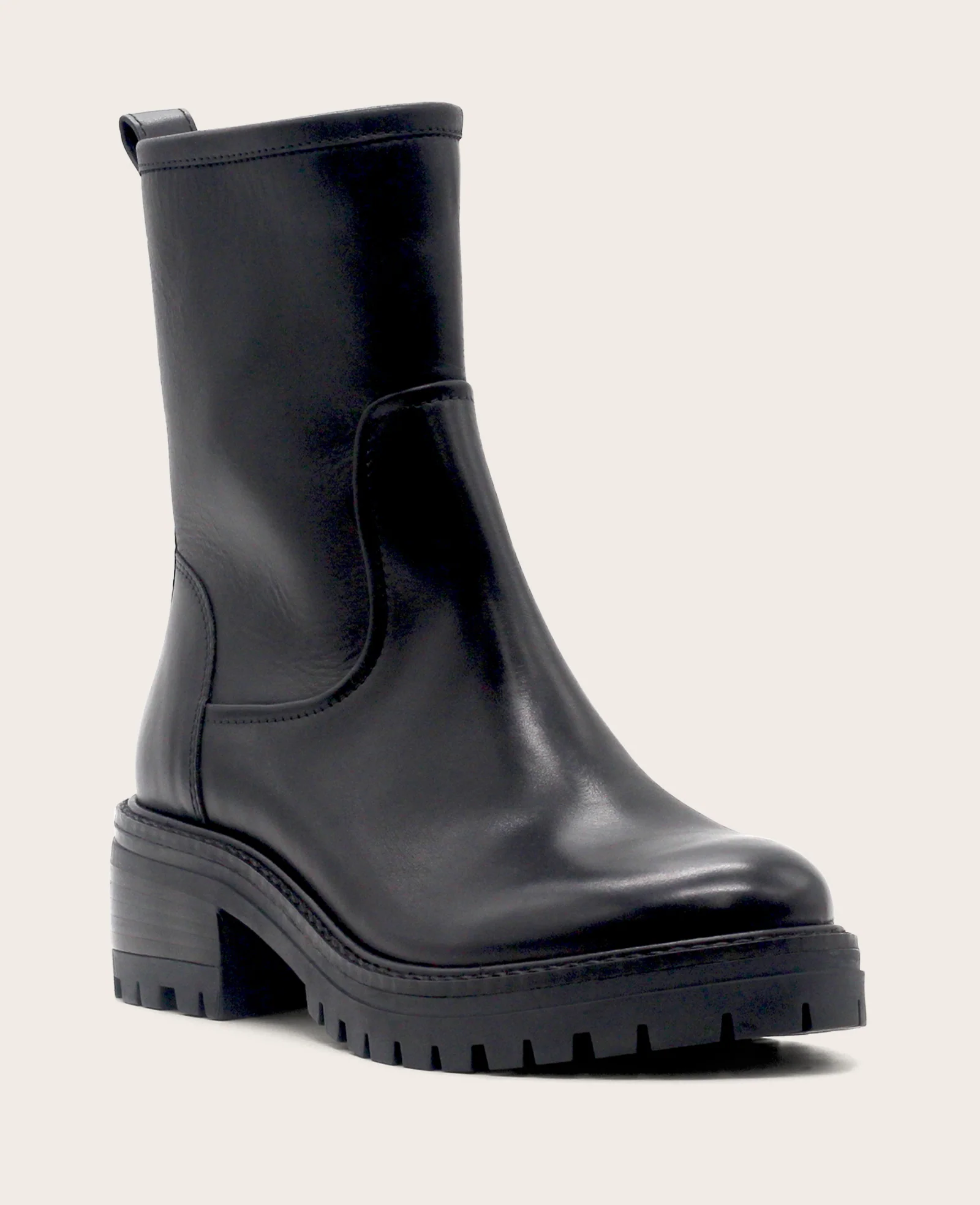 GENTLE SOULS - Bailah Leather Side Zip Lug Boot - Image 2