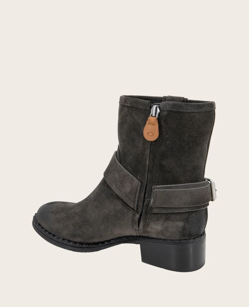 GENTLE SOULS - Barker Suede Moto Boot - Image 4