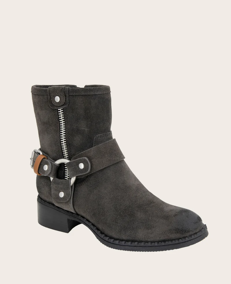 GENTLE SOULS - Barker Suede Moto Boot - Image 5