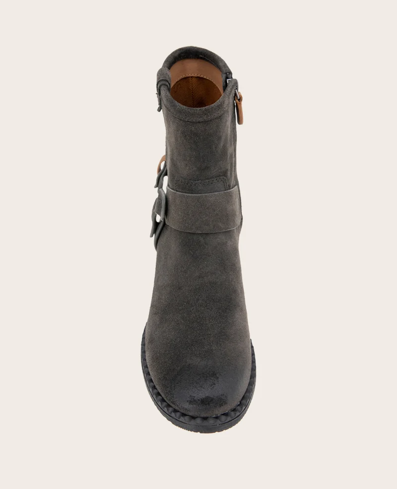 GENTLE SOULS - Barker Suede Moto Boot - Image 6